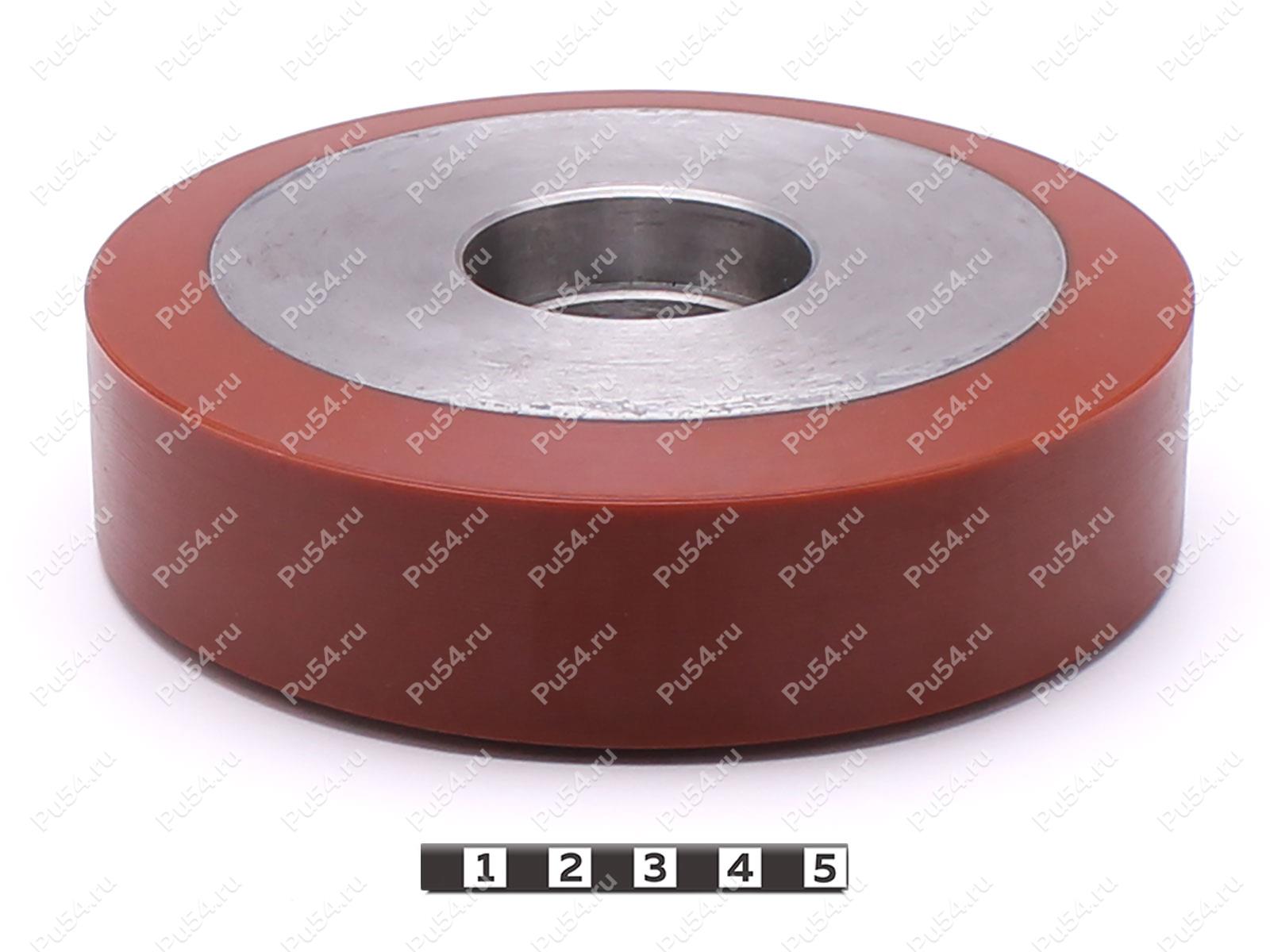 Колесо D149 x d119 x H40 (восстановление), Product Code 333-01-1156, Polyurethane, PU54/M92/коричневый, Image №1