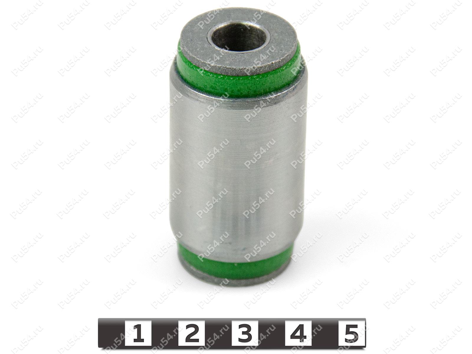 Control arm silent block, front suspension (pressed-in), Product Code 4-06-20321, Polyurethane, PU54/M80/зеленый, Image №1
