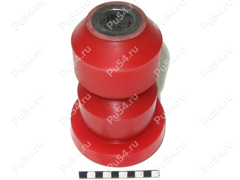 Lower control arm rear silent block, front suspension, Product Code 24-06-221, Polyurethane, PU54/M71/orange, Image №1