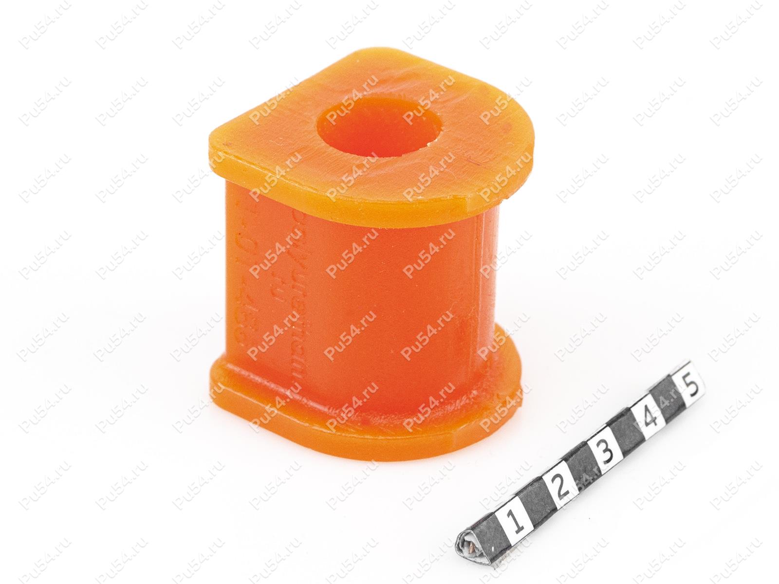 Stabilizer bushing, front suspension., Product Code 1-01-486, Polyurethane, PU54i/K72/темно-оранжевый, Image №1