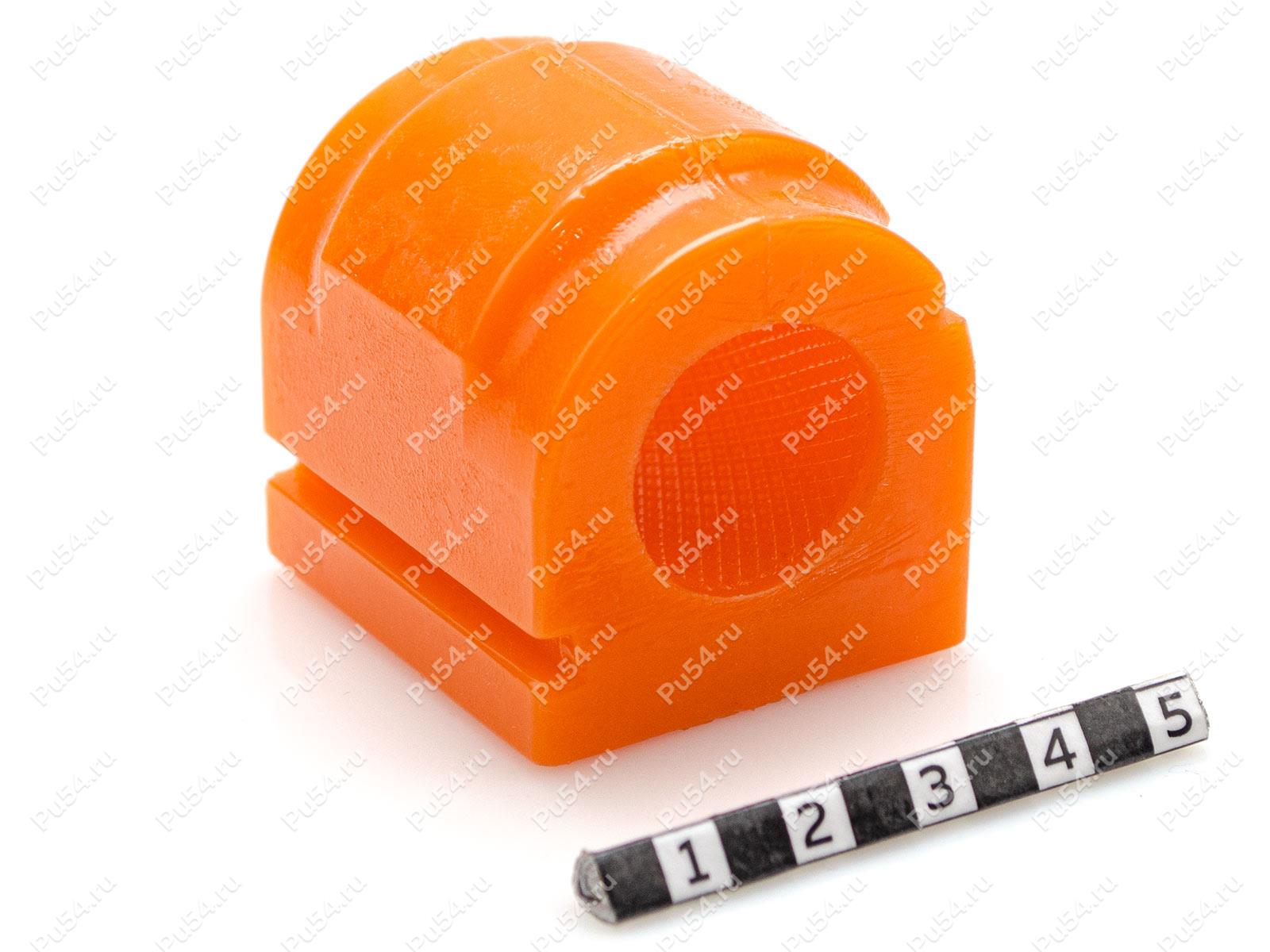 Втулка стабилизатора передней подвески,  ID = 21,7мм, Product Code 13-01-070, Polyurethane, PU54i/K72/темно-оранжевый, Image №1