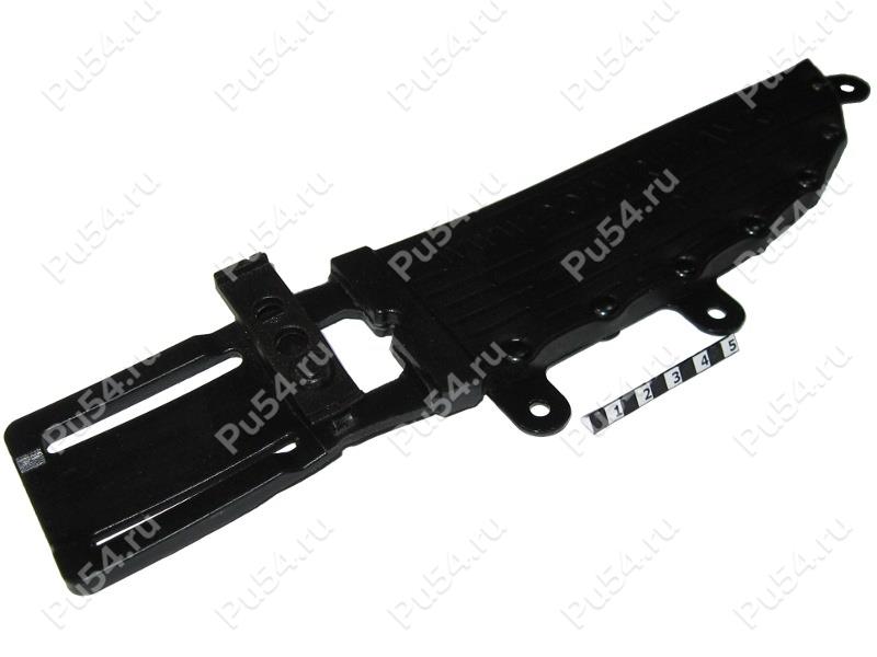 Sheath with metal plate, Product Code 33-17-0118, Polyurethane, black, Image №1