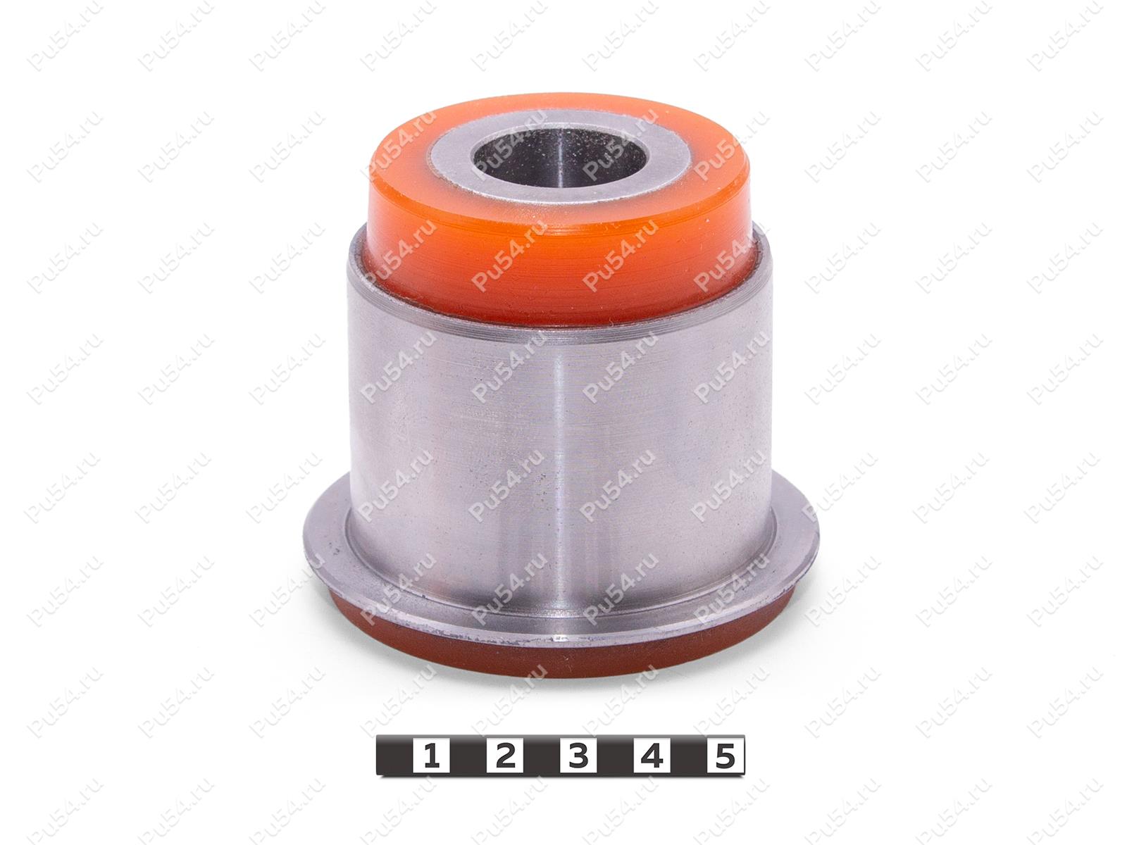 Сайлентблок переднего подрамника, Product Code 26-06-125, Polyurethane, PU54/M72/оранжевый, Image №1