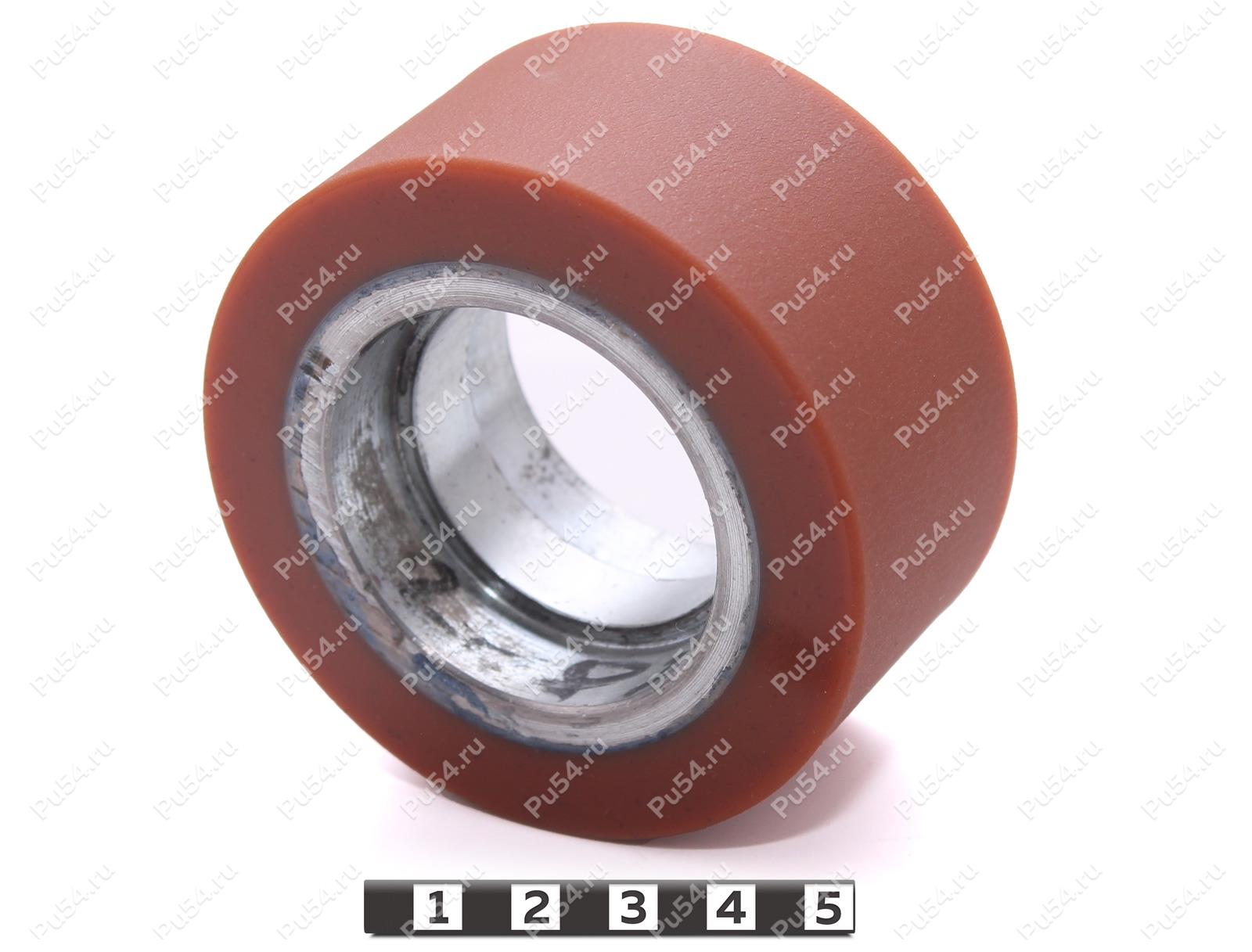Ролик D80 x d60 x H42 (восстановление), Product Code 333-01-1248, Polyurethane, PU54Q/75E/коричневый, Image №1