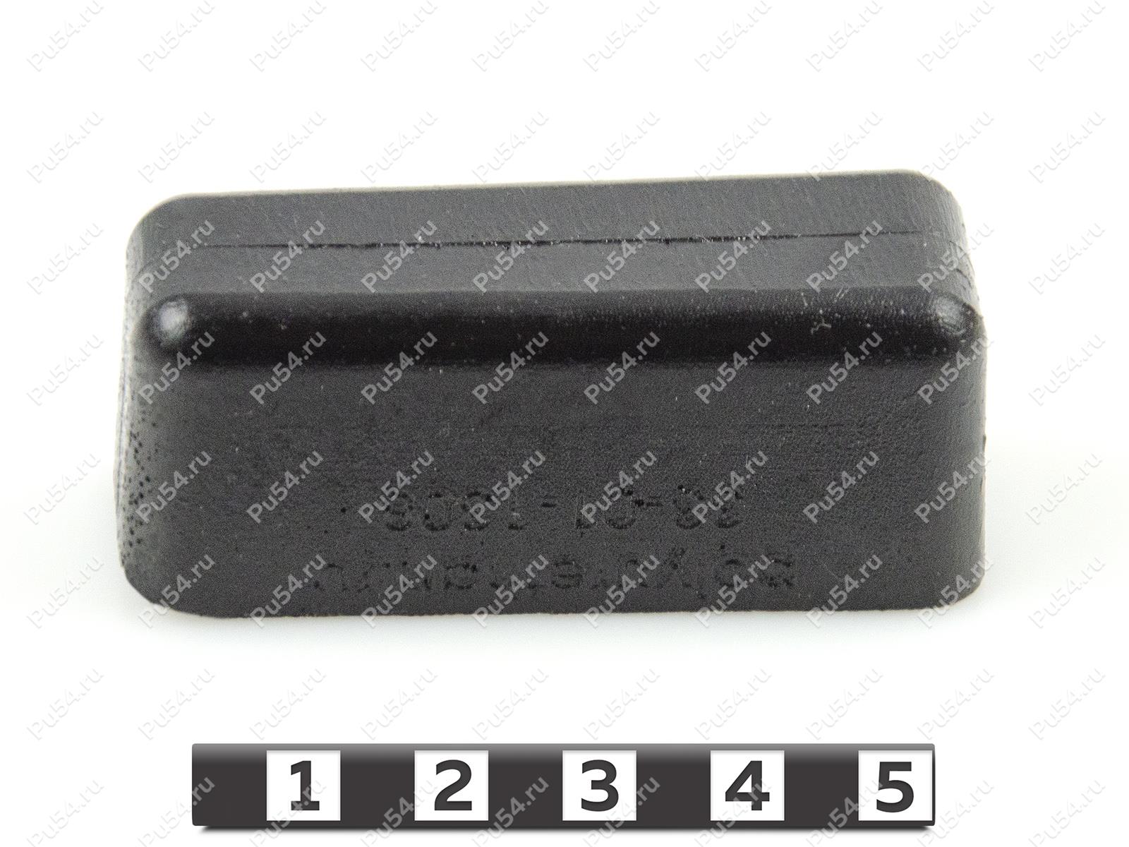 Накладка (ножка) 22-20/25/61,5, Product Code 33-01-1308, Polyurethane, PU54/M87/черный, Image №1