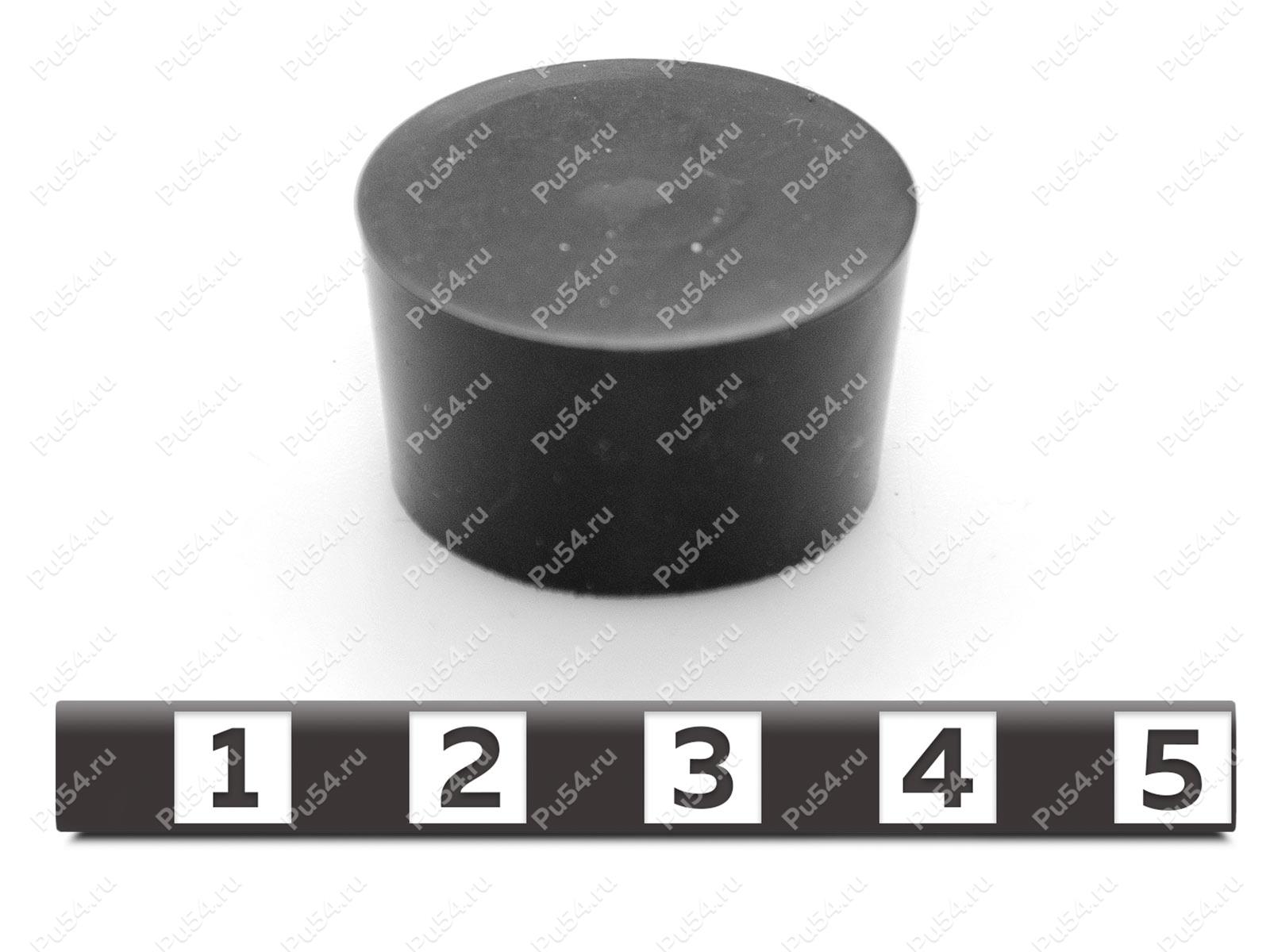 Заглушка D 25 x d 8 x H 14, Product Code 33-01-1291, Polyurethane, PU54/K65/оранжевый, Image №1