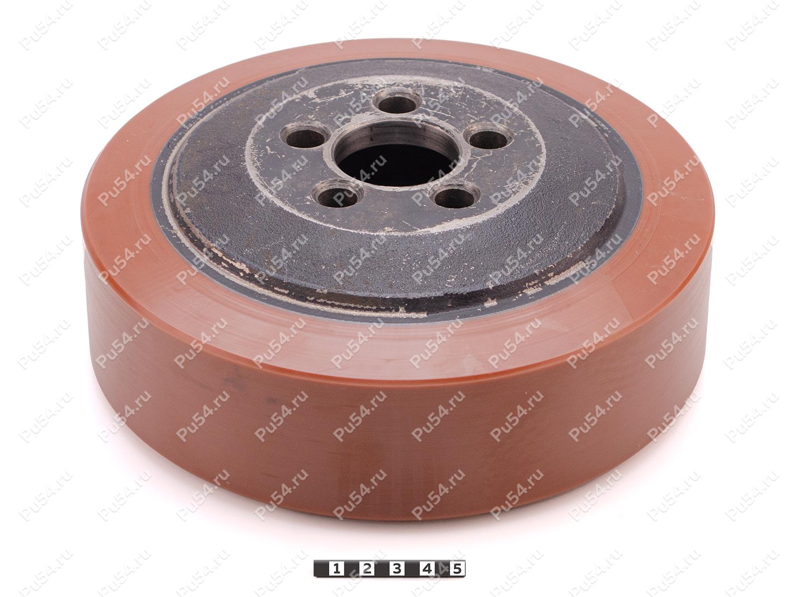 Колесо D 230 x d 180 x H 70 (восстановление), Product Code 333-01-1066, Polyurethane, PU54Q/E90/коричневый, Image №1