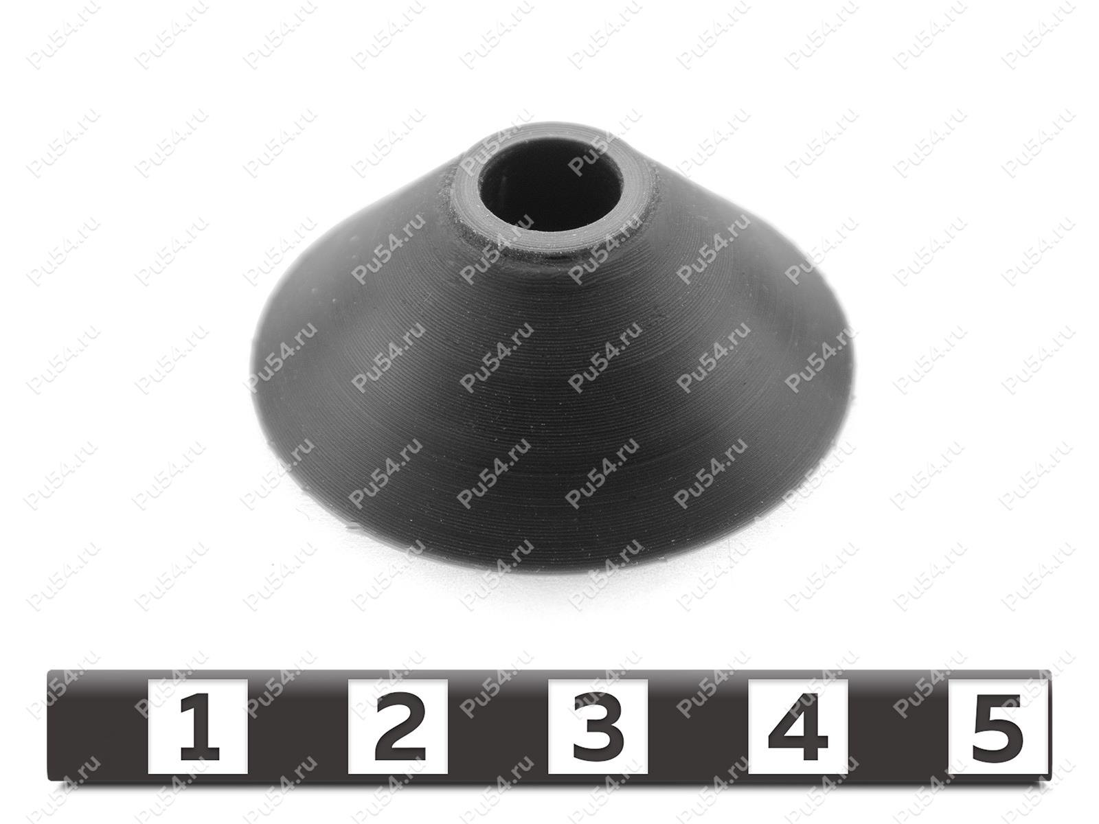 Ролик 34*8*12,8, Product Code 33-78-017, Polyurethane, PU54/E98/черный, Image №1