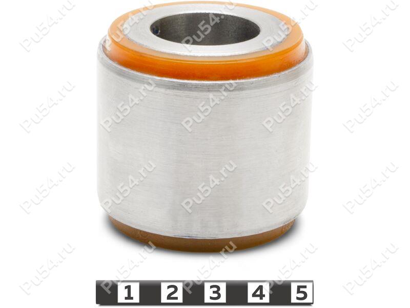 Stabilizer arm bracket silent block, front suspension, Product Code 1-06-275, Polyurethane, PU54/M71/orange, Image №1