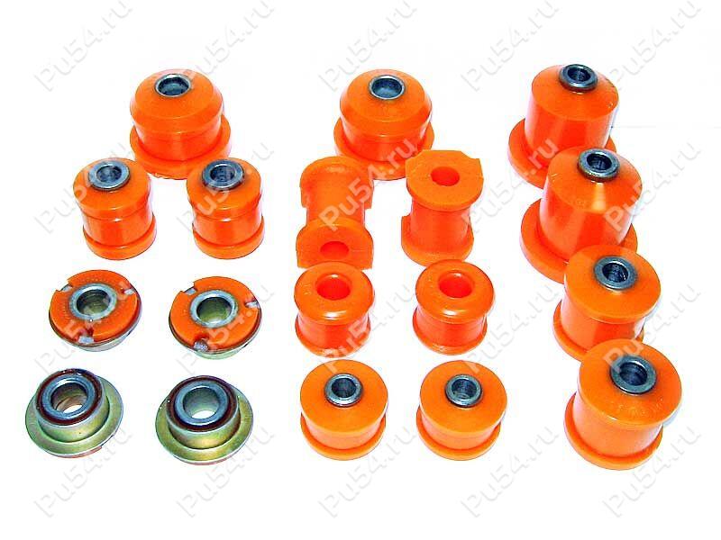 Silent blocks and bushings set for VAZ 2108 – VAZ 2109, Product Code 17-21-005, Polyurethane, Image №1