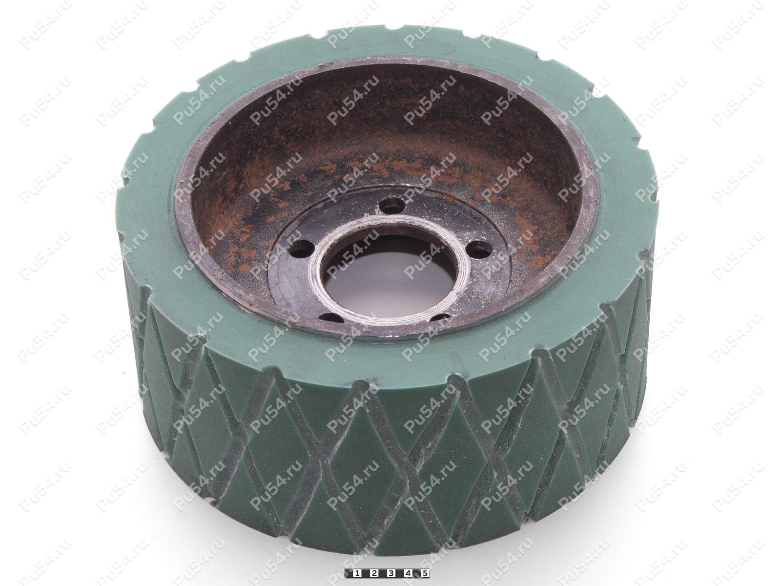 Колесо поломоечной машины D 310 x d 240 x H 140 (восстановление), Product Code 333-01-1035, Polyurethane, PU54/M80/зеленый, Image №1