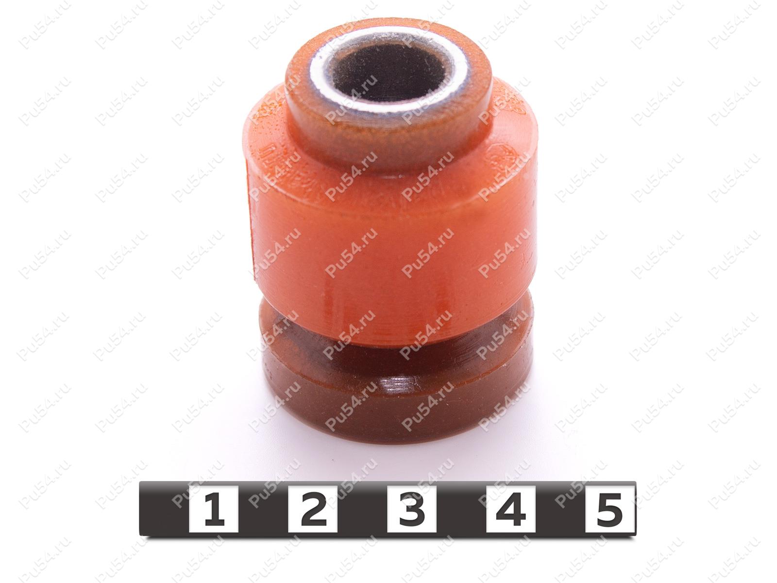 Сайлентблок амортизатора заднего нижнее крепление, Product Code 12-06-3668, Polyurethane, PU54/M72/оранжевый, Image №1