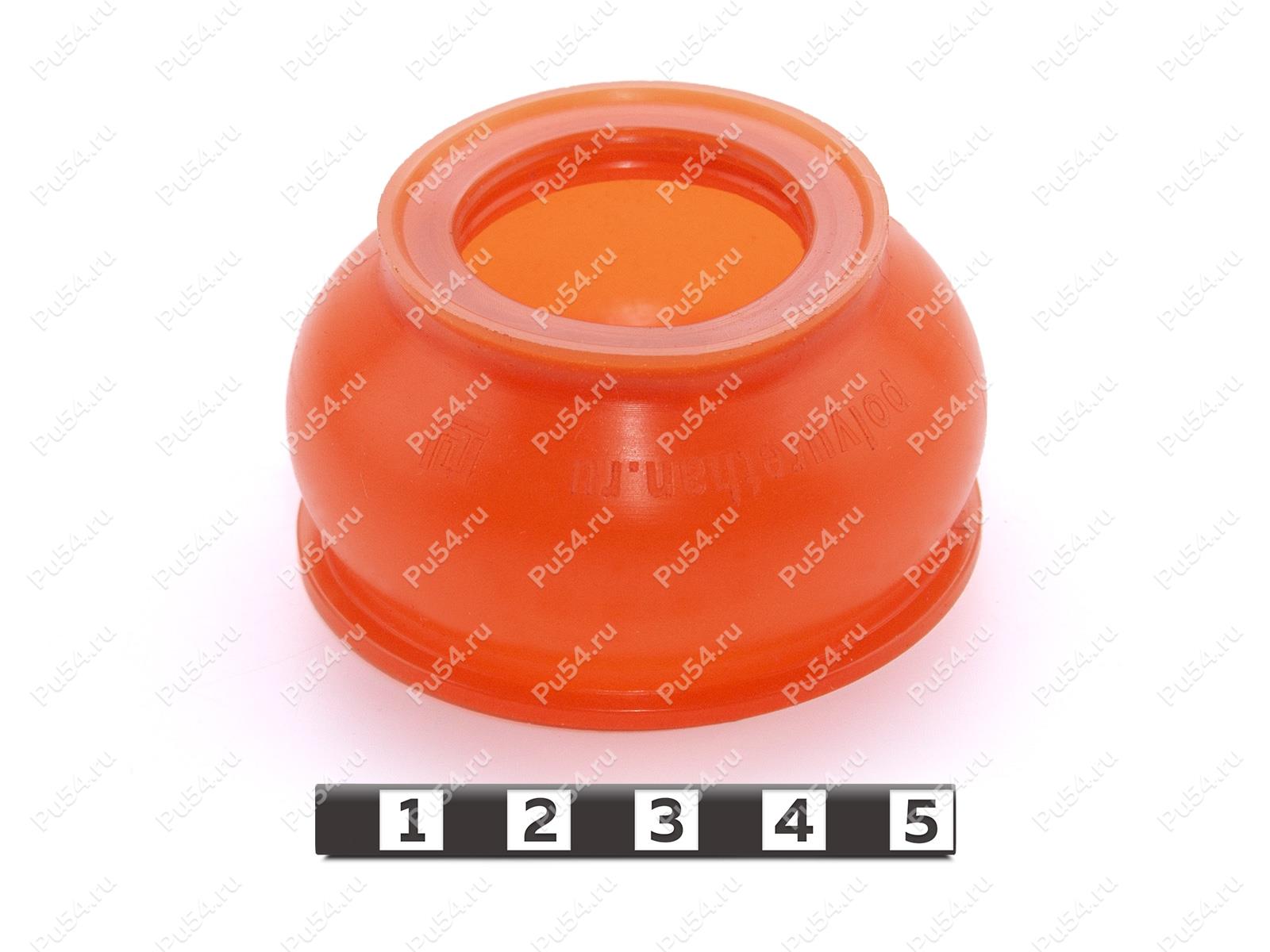 Пыльник шаровой опоры рулевой тяги, 29*49*32, Product Code 31-05-014, Polyurethane, PU54/M72/оранжевый, Image №1