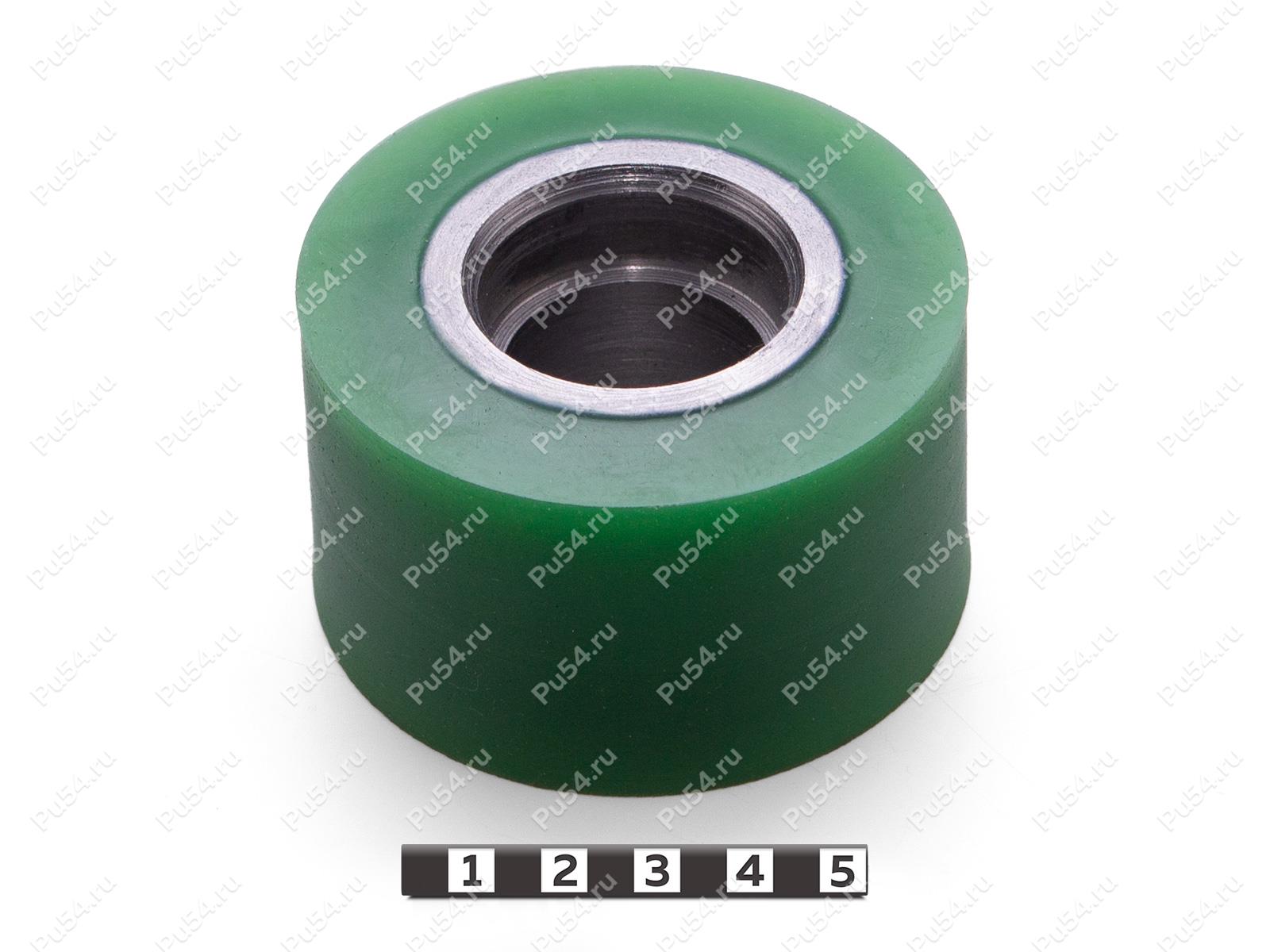 Колесо D75 x d48 x H45 (восстановление), Product Code 333-01-1205, Polyurethane, PU54/K80/зеленый, Image №1