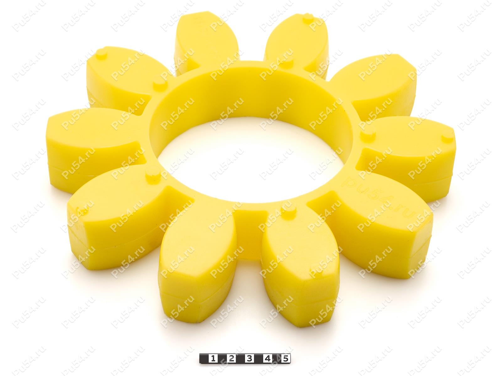 Вставка упругой муфты эластичная (звездочка) 255*127*42, Product Code 33-01-11572, Polyurethane, PU54/E98/белый, Image №1