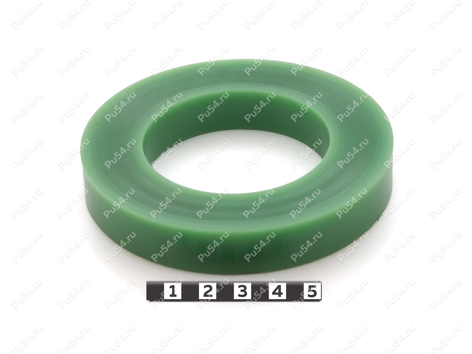 Ролик D 100 x d 61 x H 16, Product Code 33-01-1484, Polyurethane, PU54/M80/зеленый, Image №1