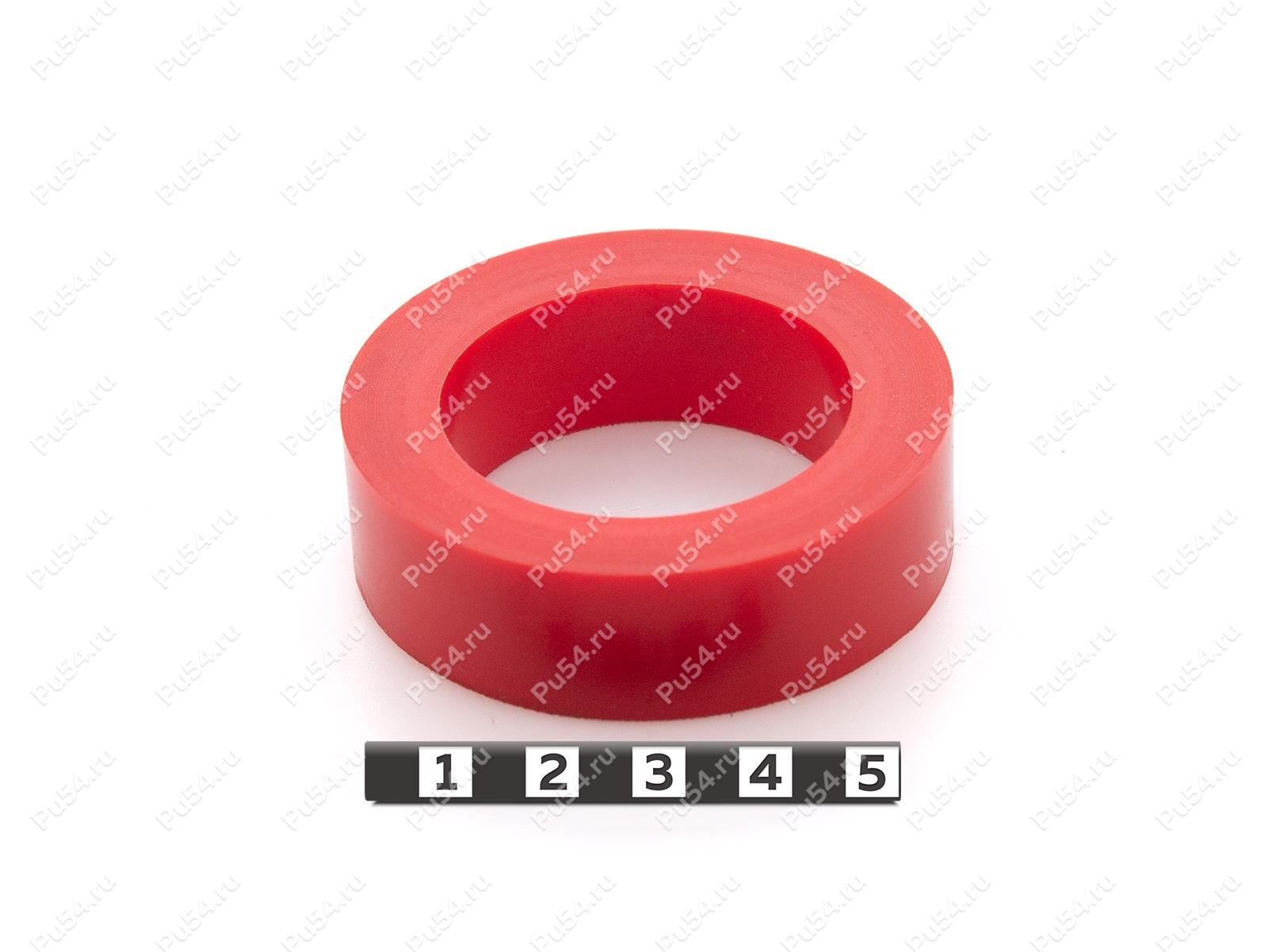 Уплотнение силового кабельного ввода 60,5х41х18 мм*, Product Code 33-01-1492, Polyurethane, PU54/K65/красный, Image №1