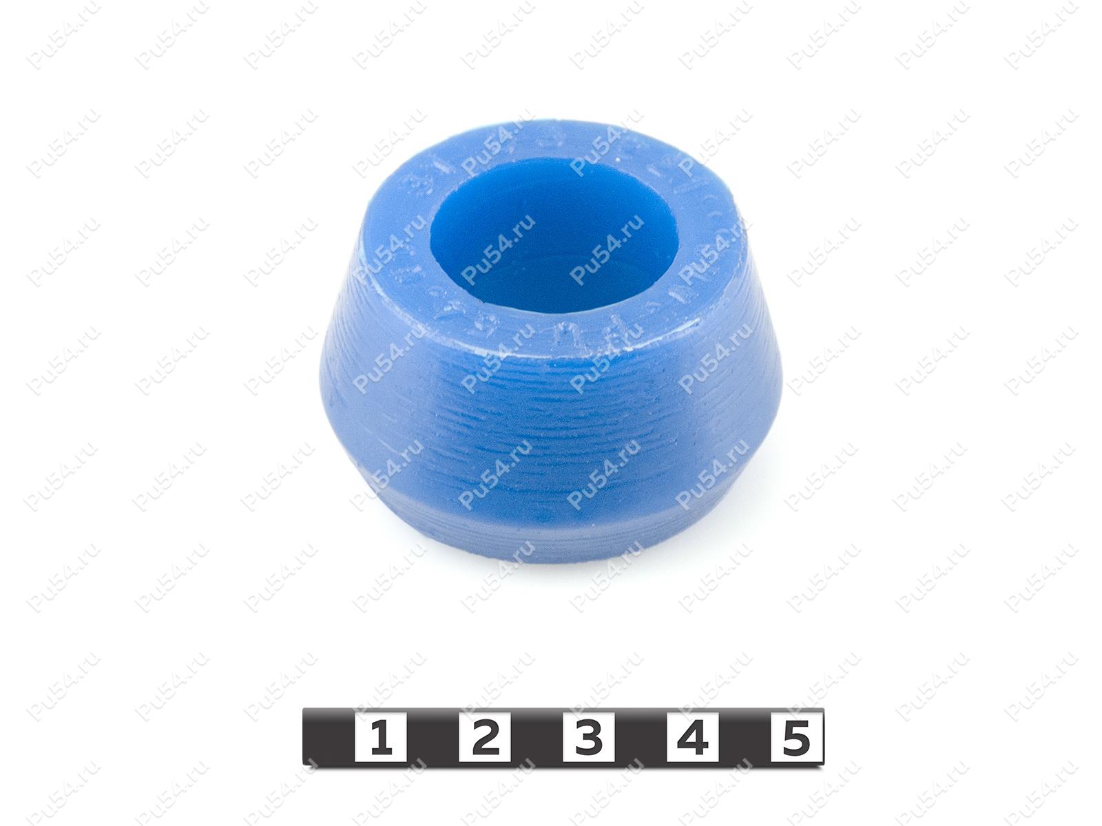 Shock absorber bushing, front and rear suspension, Product Code 31-03-221, Polyurethane, PU54/M87/синий, Image №1