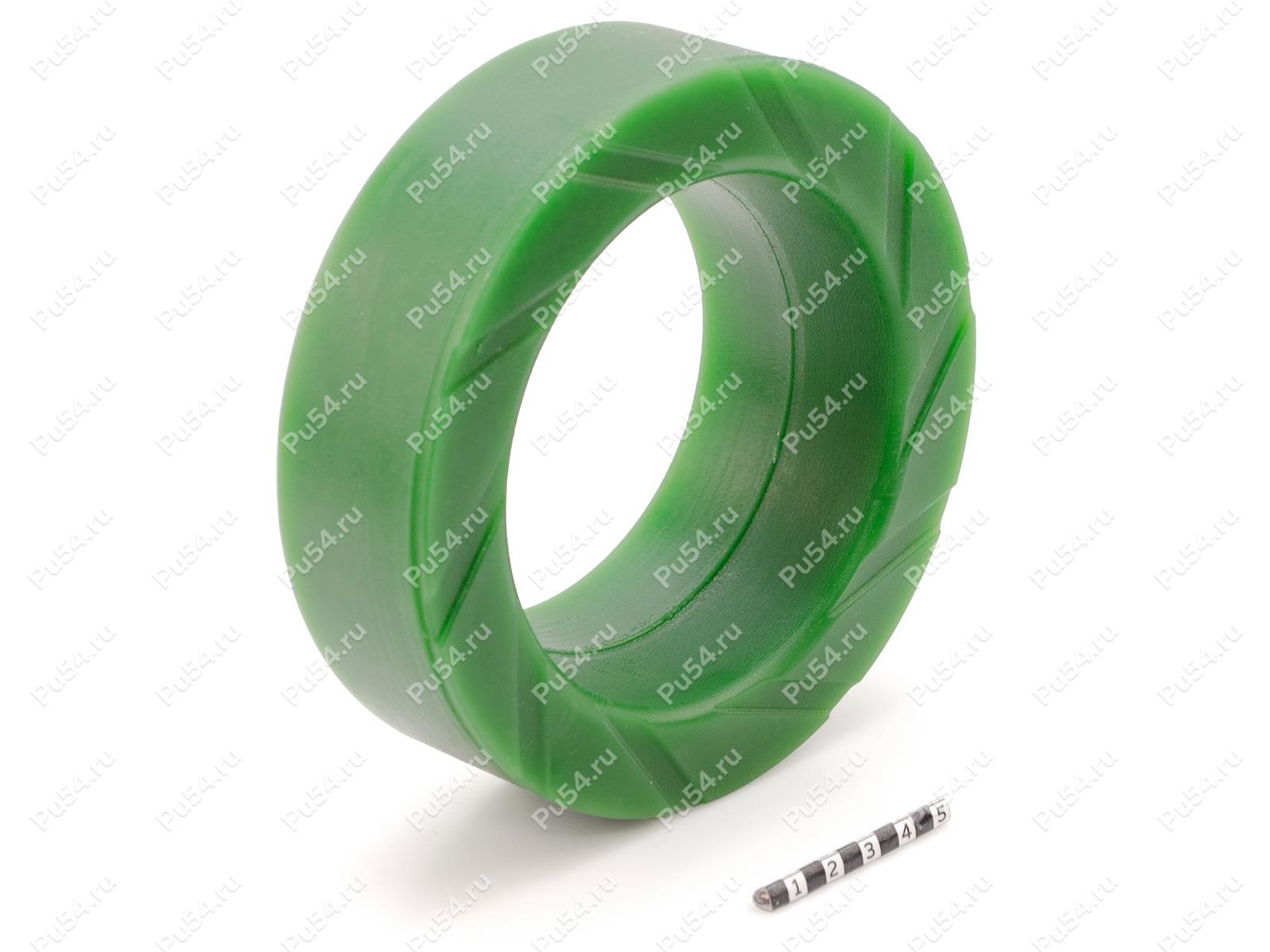 Rear shock absorber strut spacer (top), 30 mm, Product Code 3-12-0263, Polyurethane, PW54/K80/светло-зеленый, Image №1