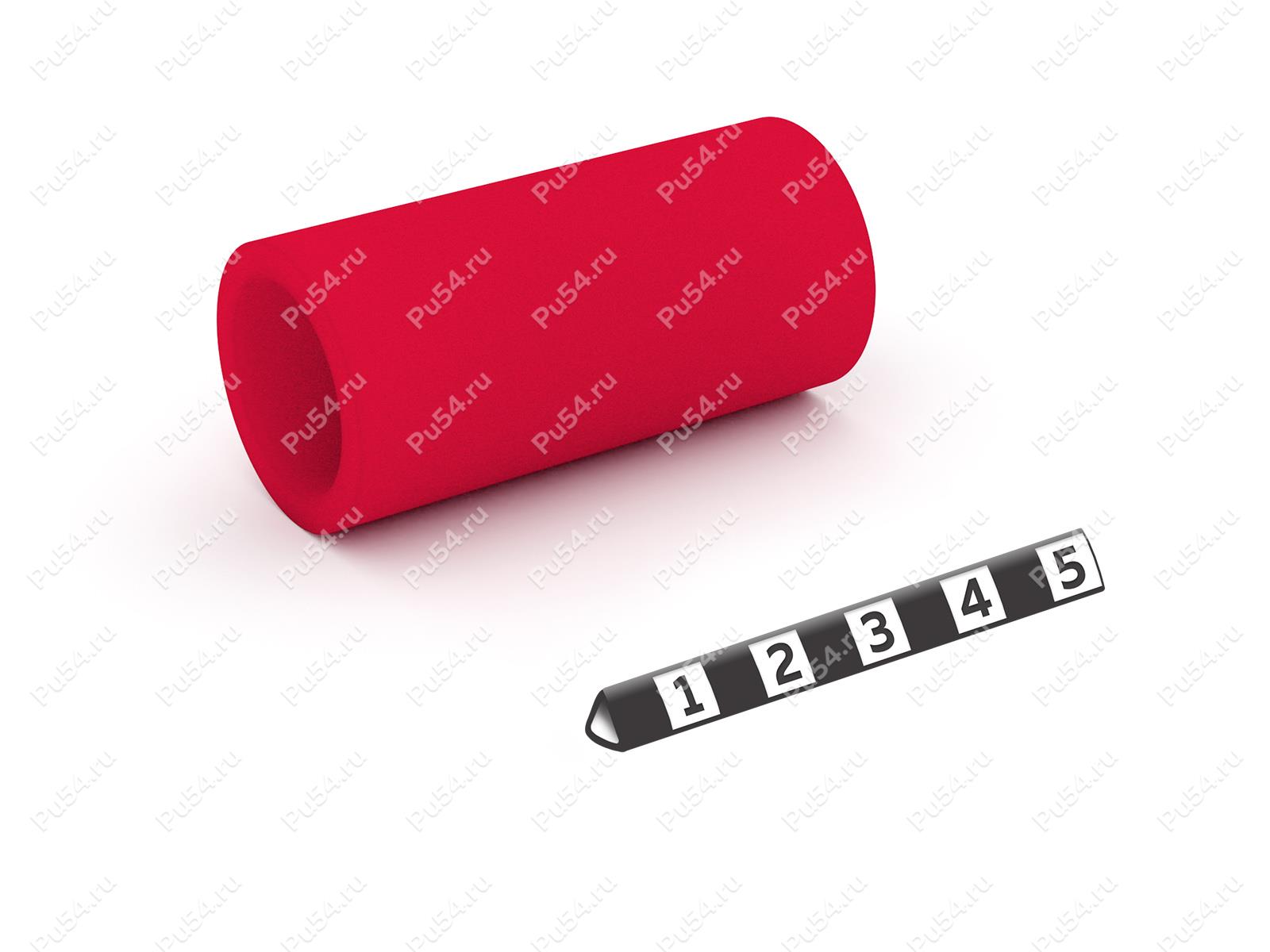 Bushing D 24 x d 18 x H 50, Product Code 33-01-658Z, Polyurethane, PU54/M80/green, Image №1
