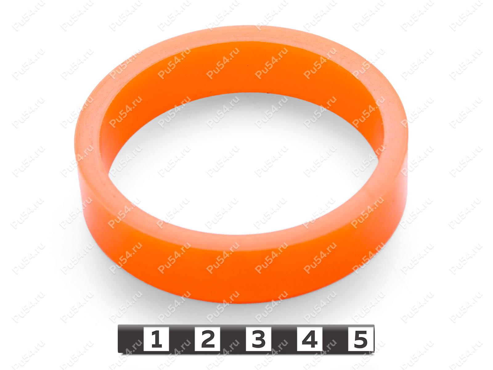 Кольцо D70 x d60 x H15, Product Code 33-01-1776, Polyurethane, PU54/M72/оранжевый, Image №1