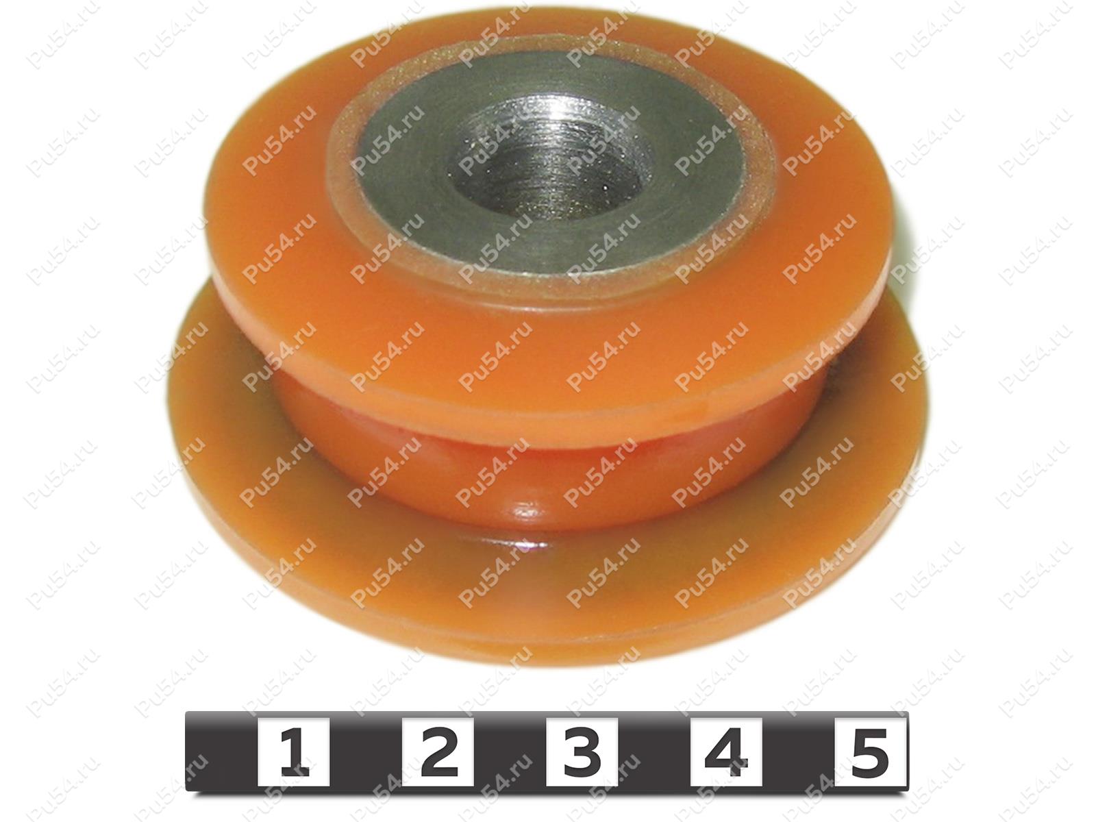 Underframe rear silent block, front suspension, Product Code 24-06-753, Polyurethane, Image №1