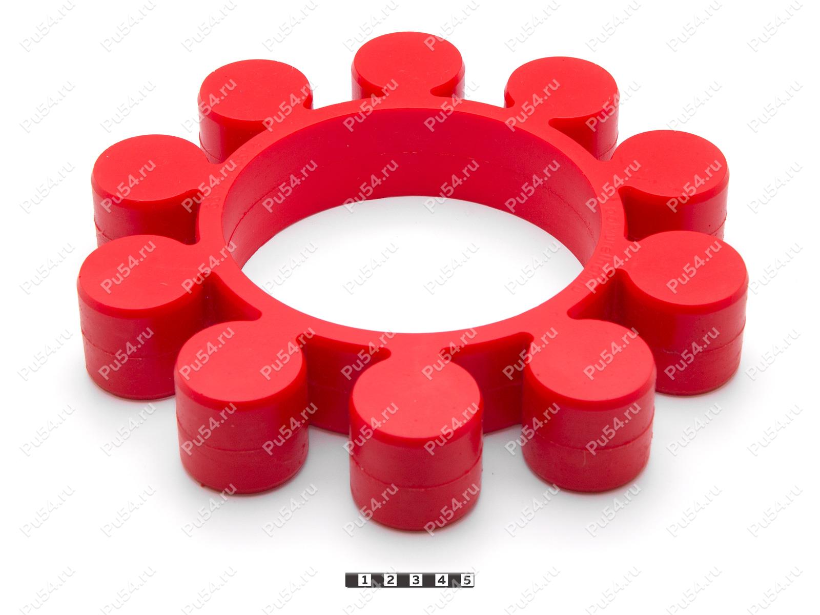 Эластичный элемент муфты, аналог TSCHAN-S 300, Product Code 33-99-93514, Polyurethane, PU54/M92/красный, Image №1
