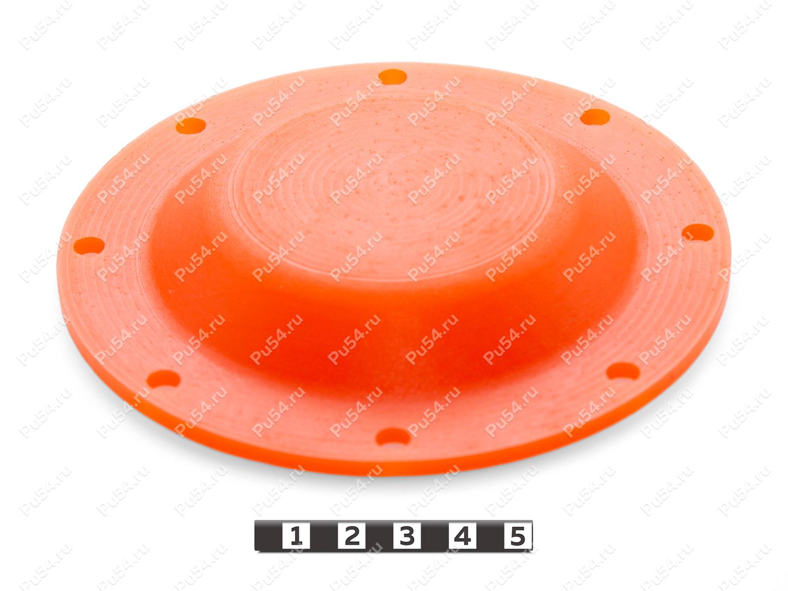 Мембрана D138 x H18 (S4), Product Code 33-01-1849, Polyurethane, PU54/M72/оранжевый, Image №1