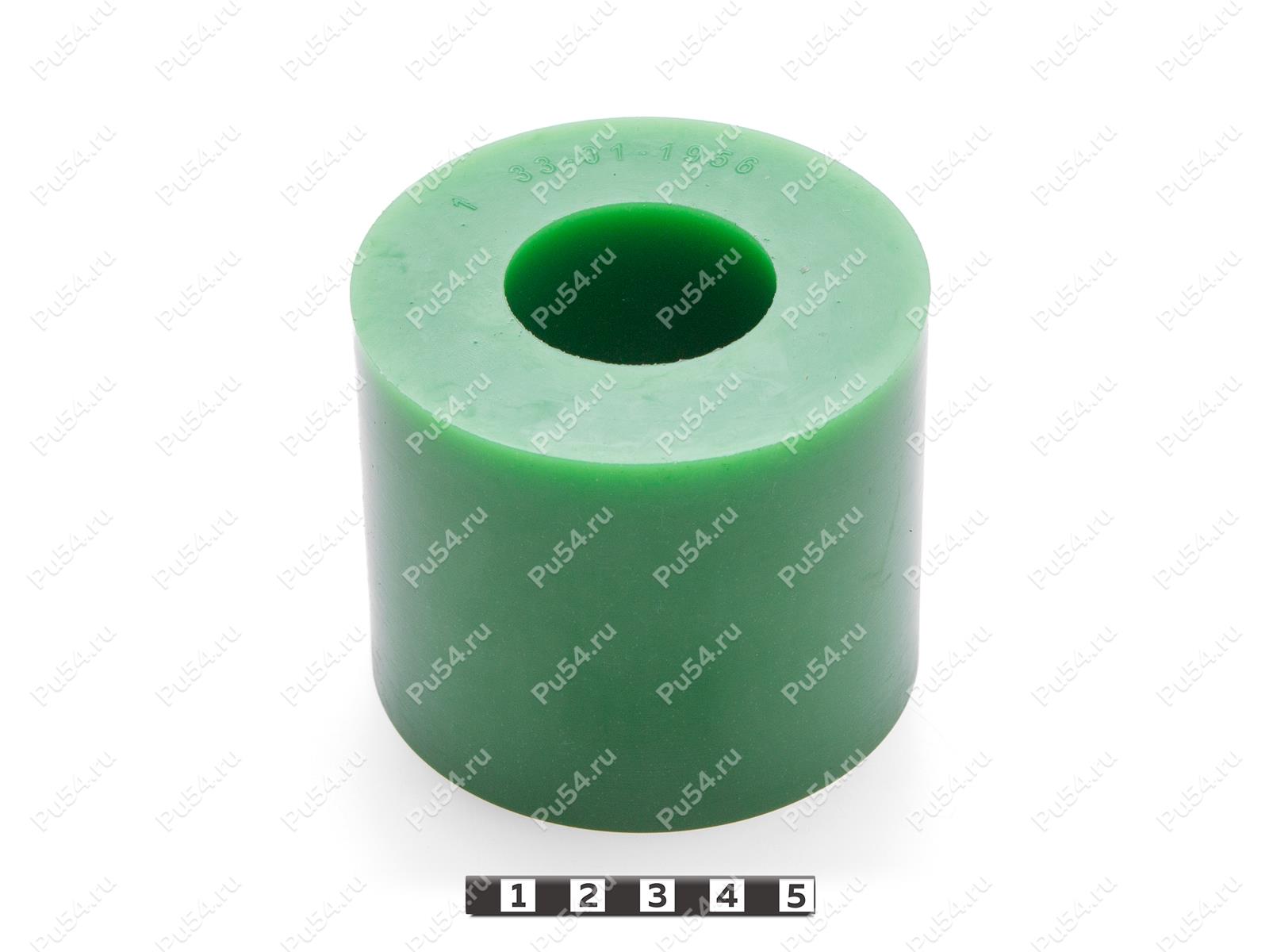 Ролик D 85 х d 40 х H 70, Product Code 33-01-1956, Polyurethane, PU54/M80/зеленый, Image №1