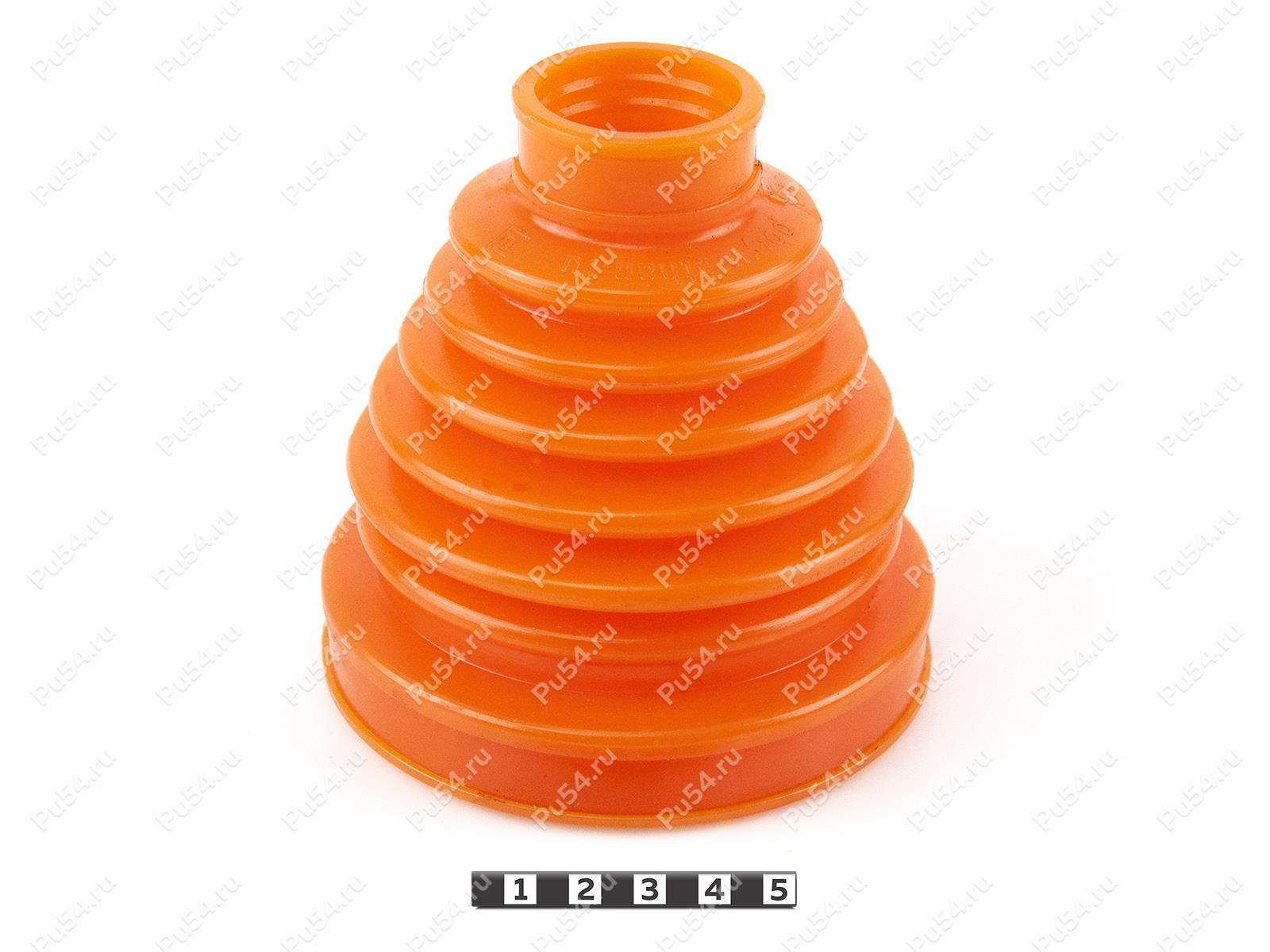 CV-joint dust boot (inner), front suspension, Product Code 1-05-039, Polyurethane, PU54/E72/red, Image №1