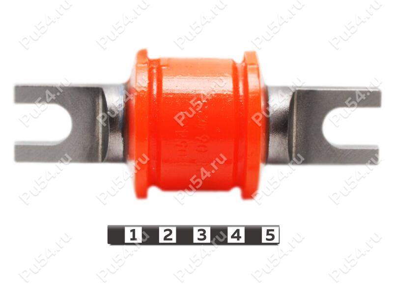 Shock absorber lower silent block, front suspension, Product Code 18-06-023, Polyurethane, PU54/M71/orange, Image №1