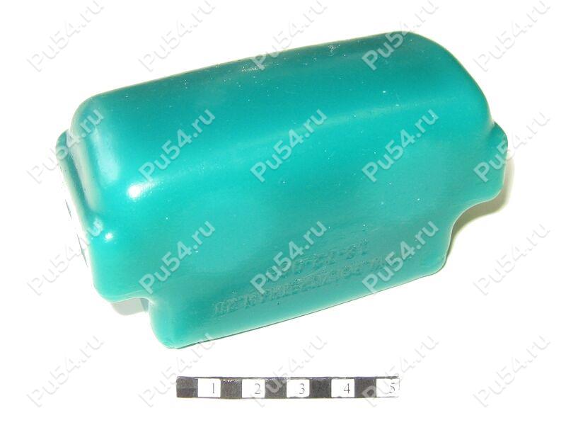 Front spring upper cushion/ rear spring lower cushion., Product Code 18-12-003, Polyurethane, PU54i/K80/темно-зеленый, Image №1