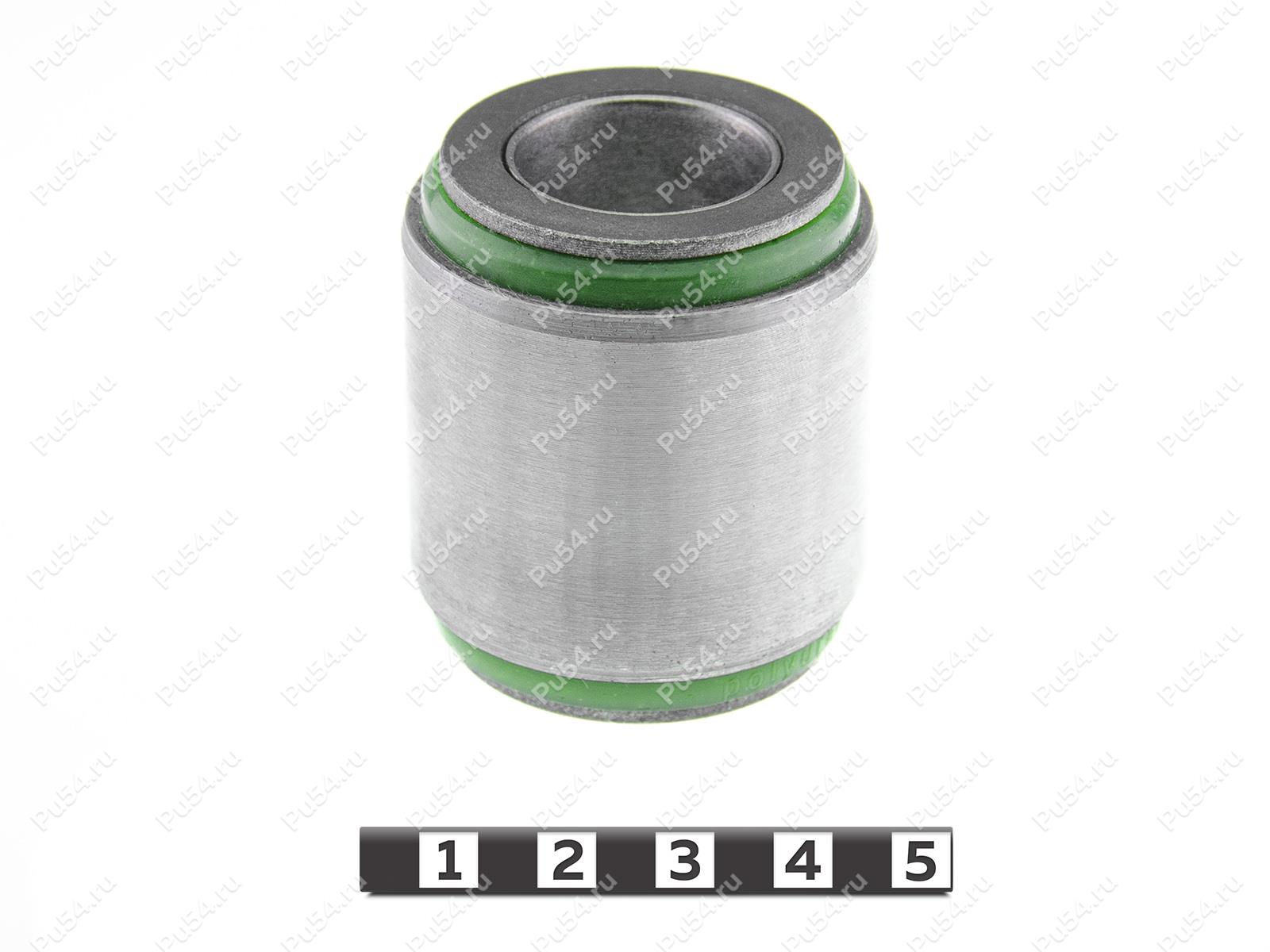 Panhard rod silent block, rear suspension, axle, pressed-in, Product Code 5-06-1071, Polyurethane, PU54/M80/зеленый, Image №1