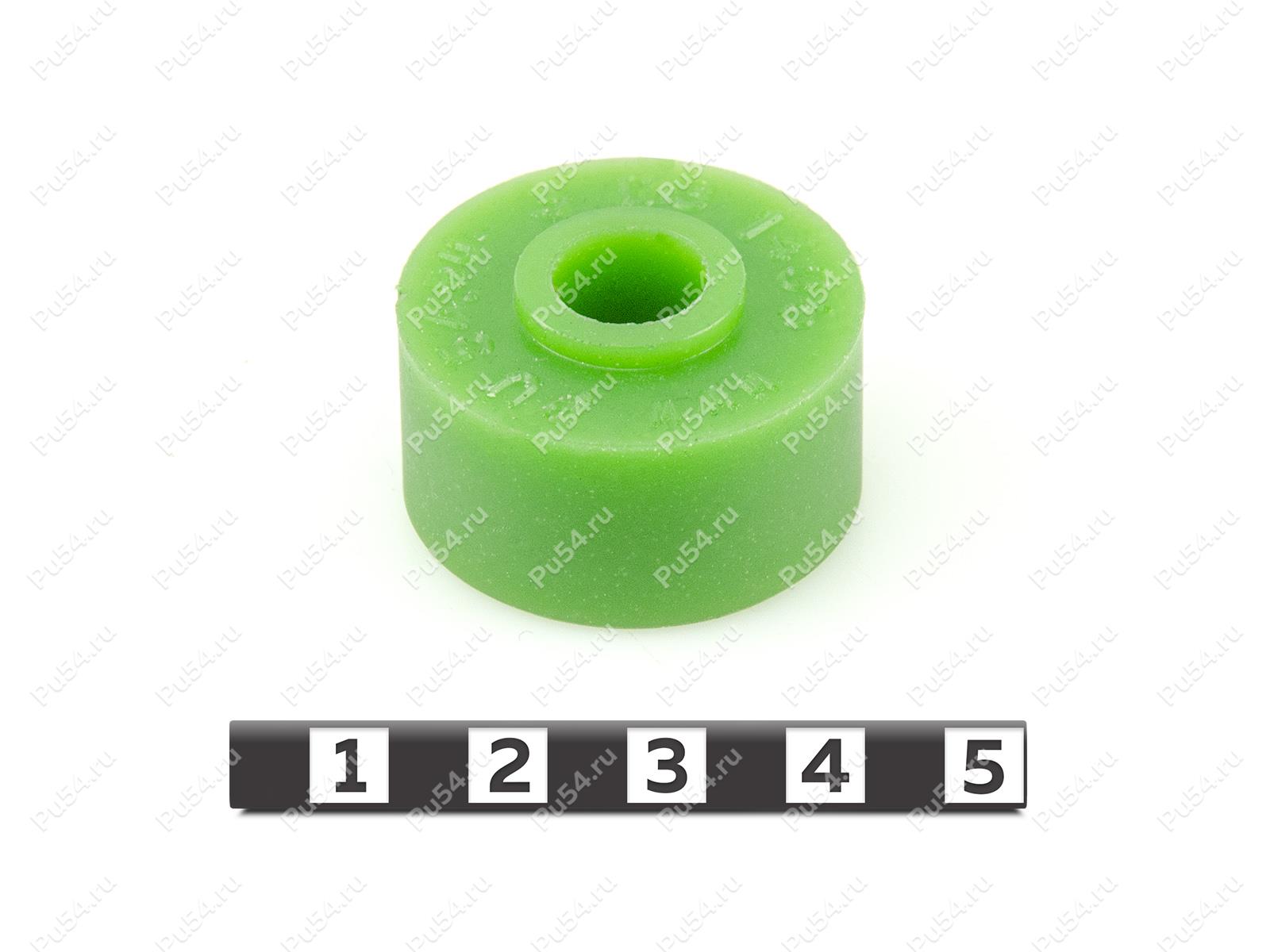 Shock absorber upper bushing, front and rear suspension, Product Code 3-03-1406, Polyurethane, PU54/M80/зеленый, Image №1