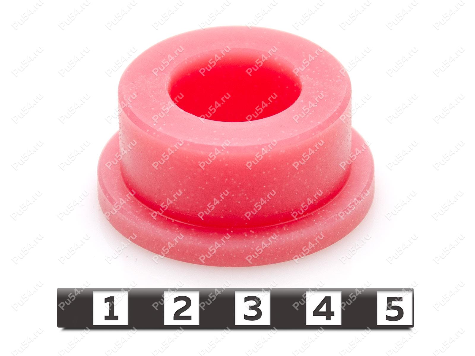 Втулка для стойки стабилизатора BWOODY, большая, Product Code 19-02-001, Polyurethane, PU54/M92/красный, Image №1