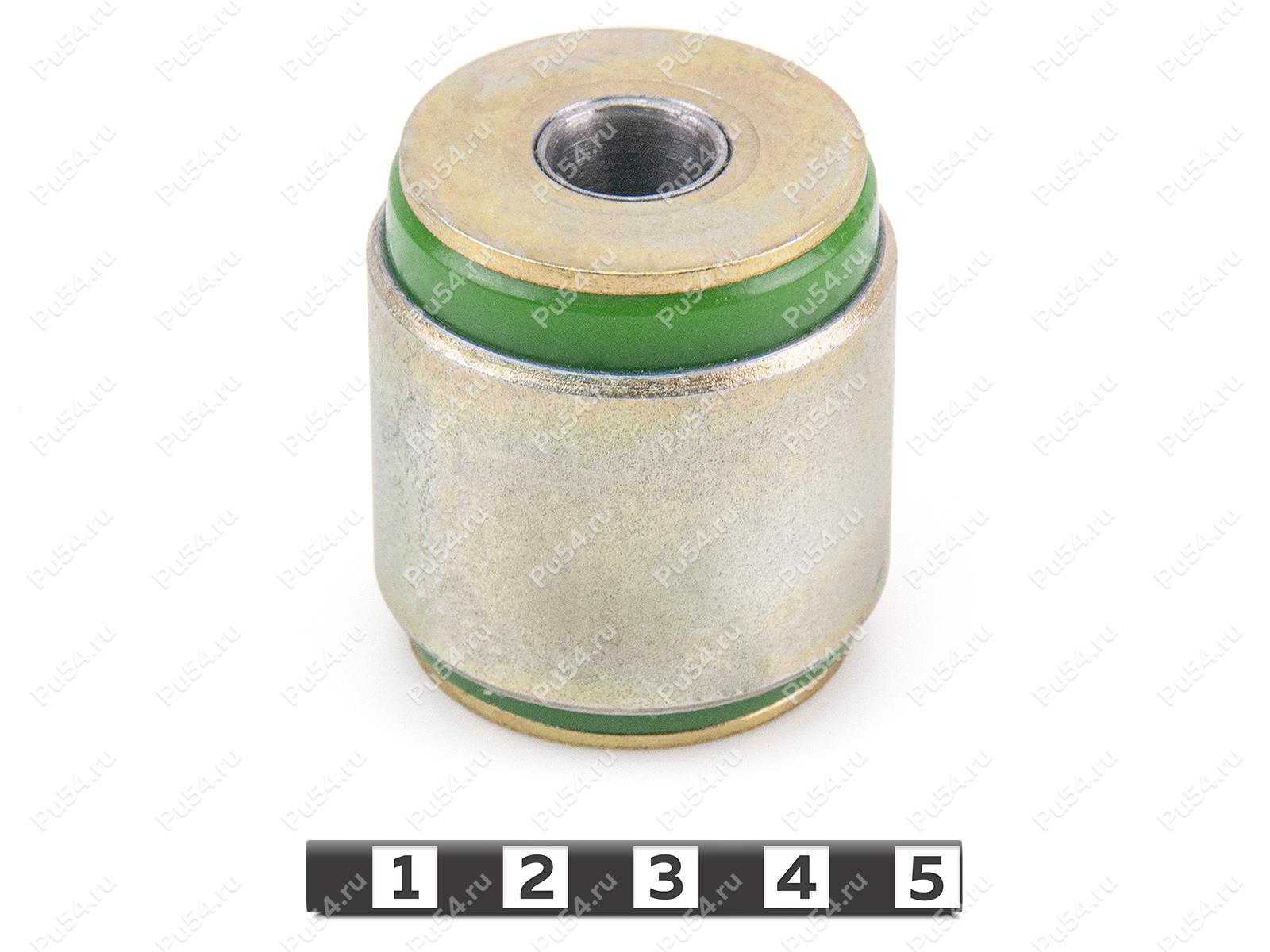 Lateral control arm silent block, rear suspension (hub), pressed-in, Product Code 22-06-28801, Polyurethane, PU54/M80/зеленый, Image №1