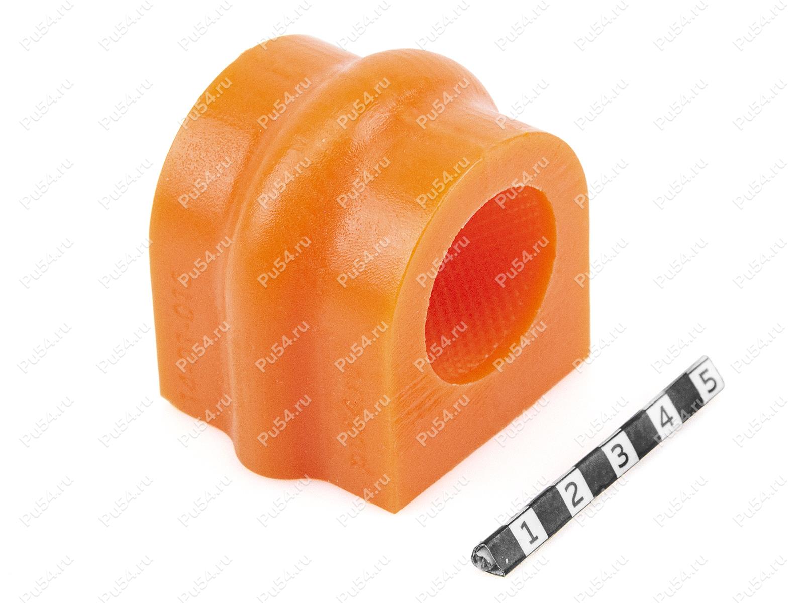 Stabilizer bushing, front suspension, ID =29 mm, Product Code 14-01-013, Polyurethane, PU54/M72/оранжевый, Image №1