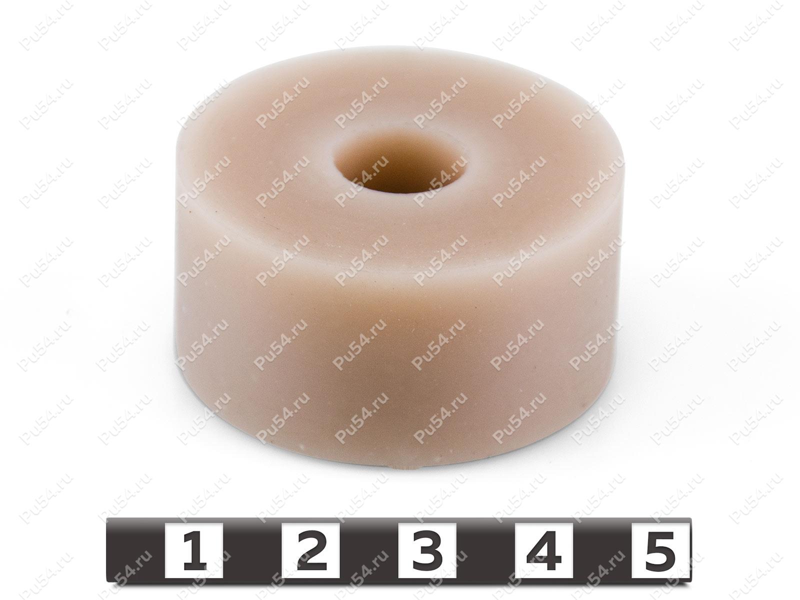 Ролик D 40 x d 12 x H 20, Product Code 33-01-1217, Polyurethane, PU54/M87/синий, Image №1