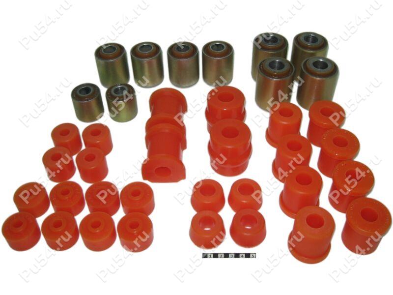 Silent blocks set for Volga 31105, Product Code 18-21-002, Polyurethane, Image №1