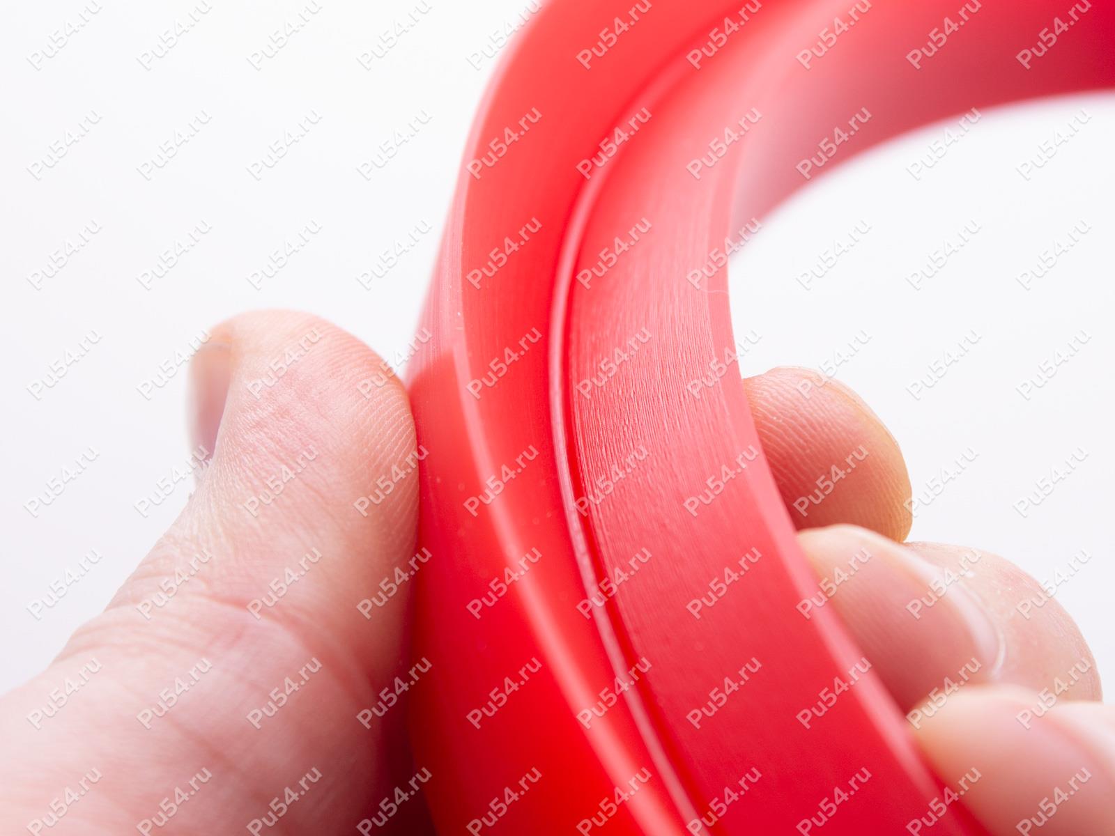 Кольцо нажимное В175 верхнее 210*175*20, Product Code 33-78-200, Polyurethane, PU54/M92/красный, Image №1