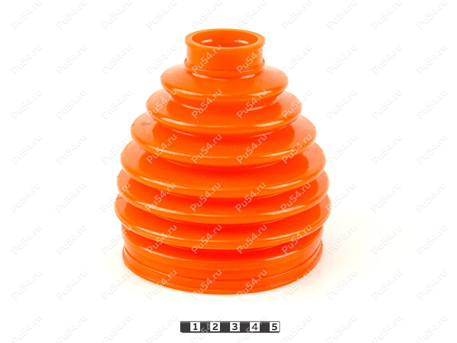 CV-joint dust boot (outer), rear suspension, Product Code 3-05-017, Polyurethane, E72/red, Image №1