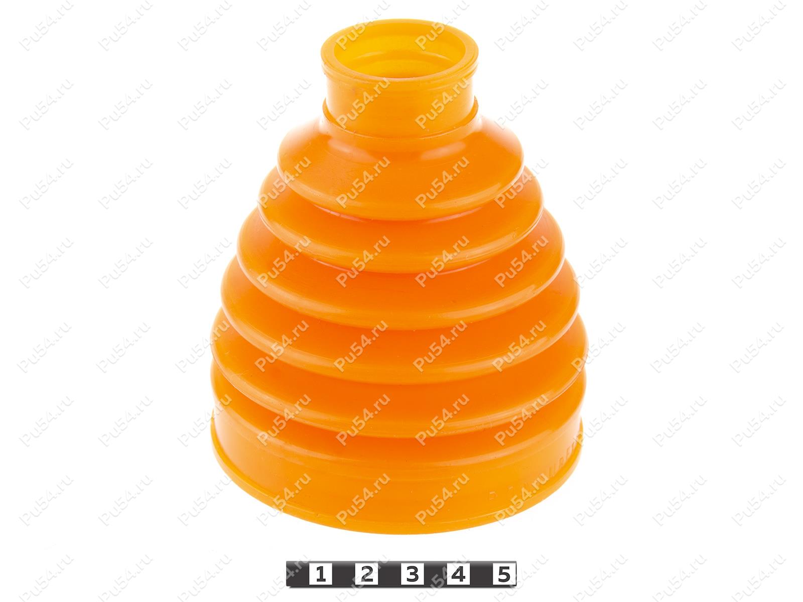 CV-joint dust boot (inner), front suspension, Product Code 3-05-011, Polyurethane, PU54/E72/red, Image №1