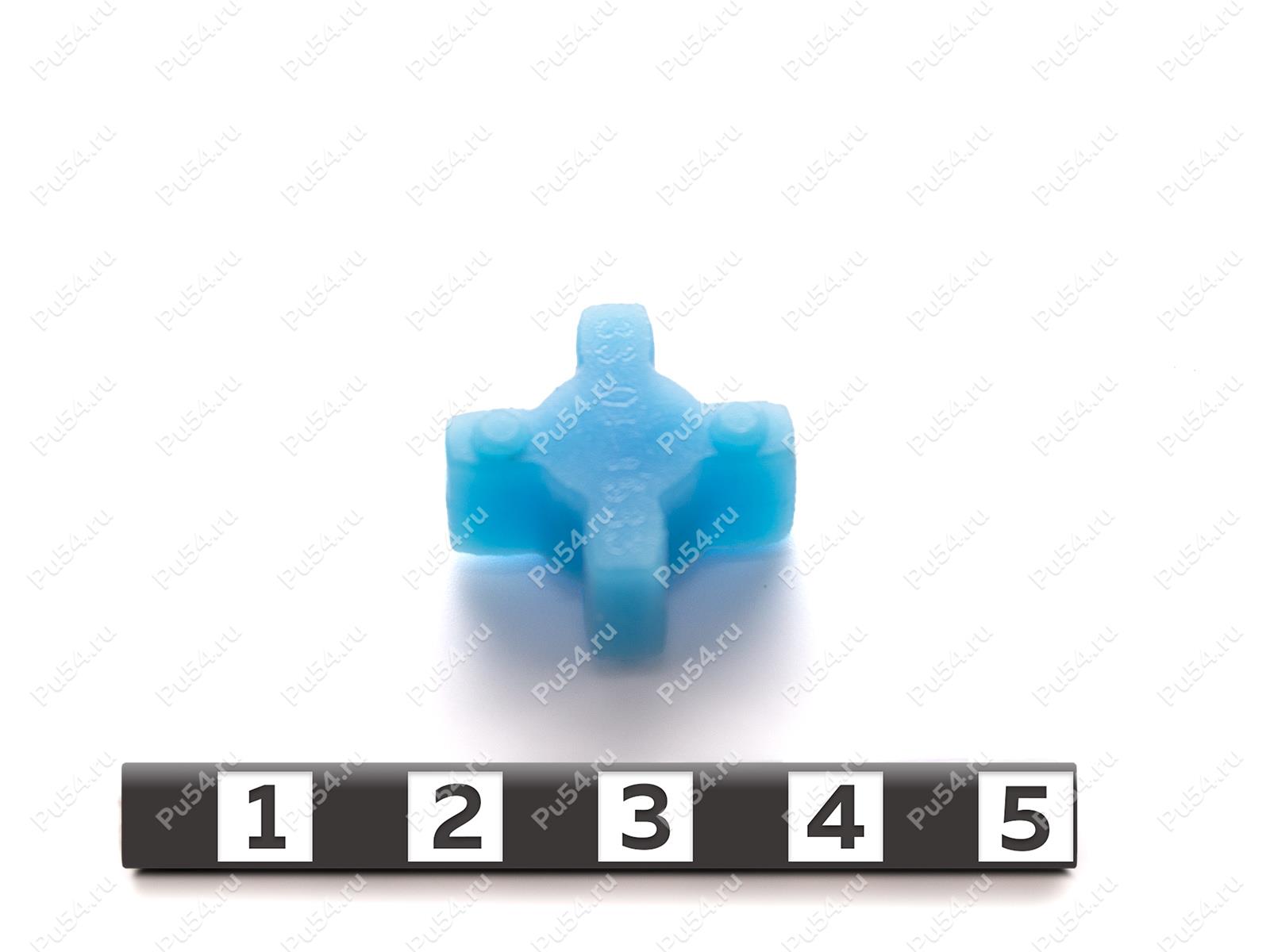 Вставка упругой муфты эластичная (звездочка), Product Code 33-01-1533, Polyurethane, PU54/M87/синий, Image №1