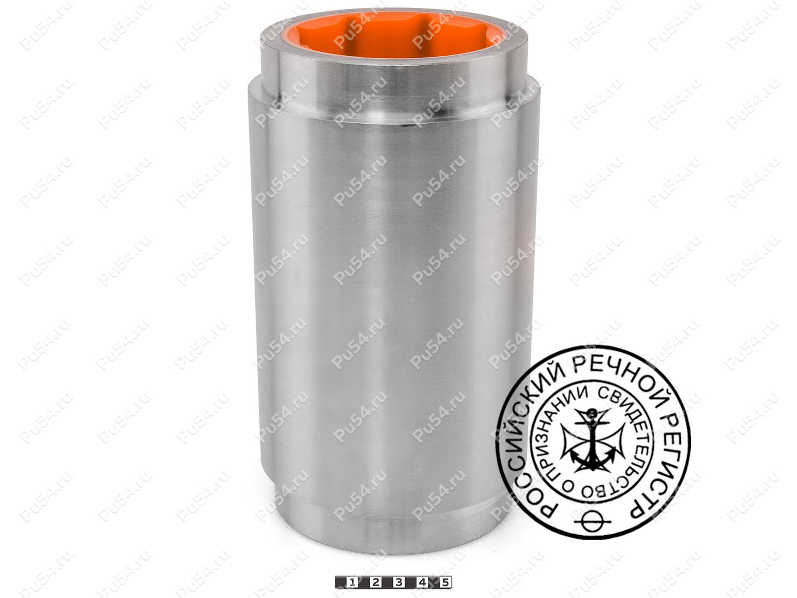Goodrich Cutless bearing, Product Code 39-01-080M1, Polyurethane, PU54i/K72/темно-оранжевый, Image №1