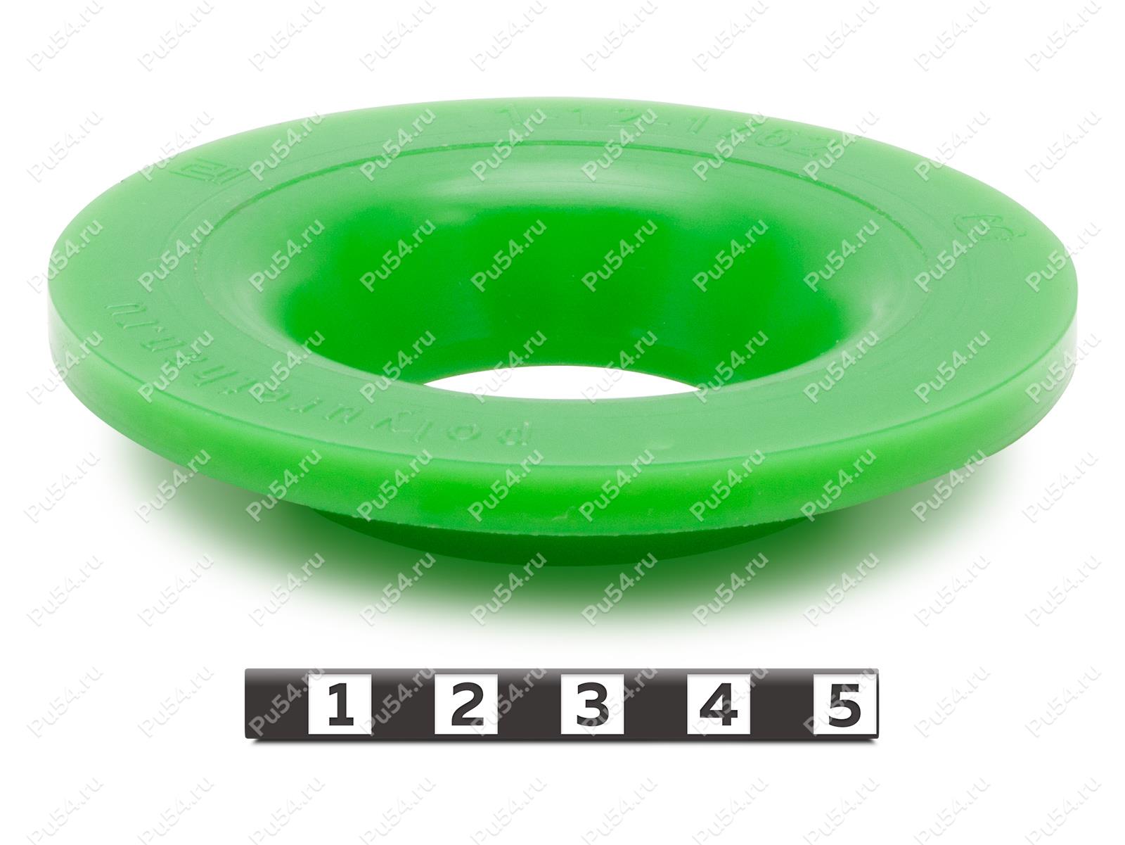 Spring spacer, rear suspension, Product Code 1-12-1762, Polyurethane, PW54/K80/светло-зеленый, Image №1