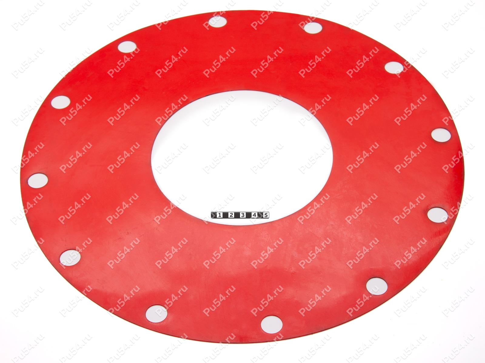Прокладка PR105398, Product Code 33-01-1641, Polyurethane, PU54/K65/красный, Image №1