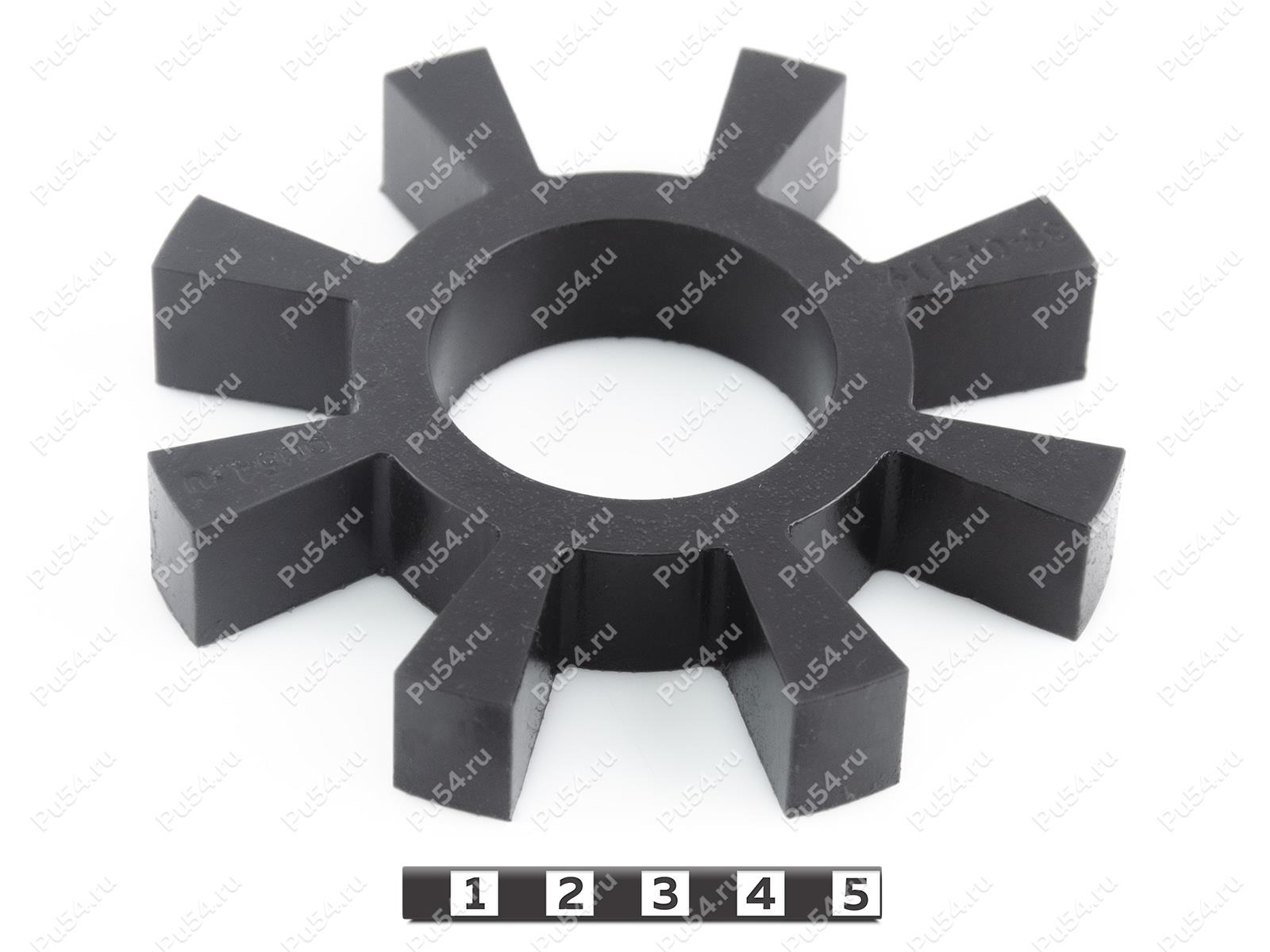 Sprocket D 110*d 45*h 18 (8 beams), Product Code 33-01-1196, Polyurethane, PU54/E98/black, Image №1