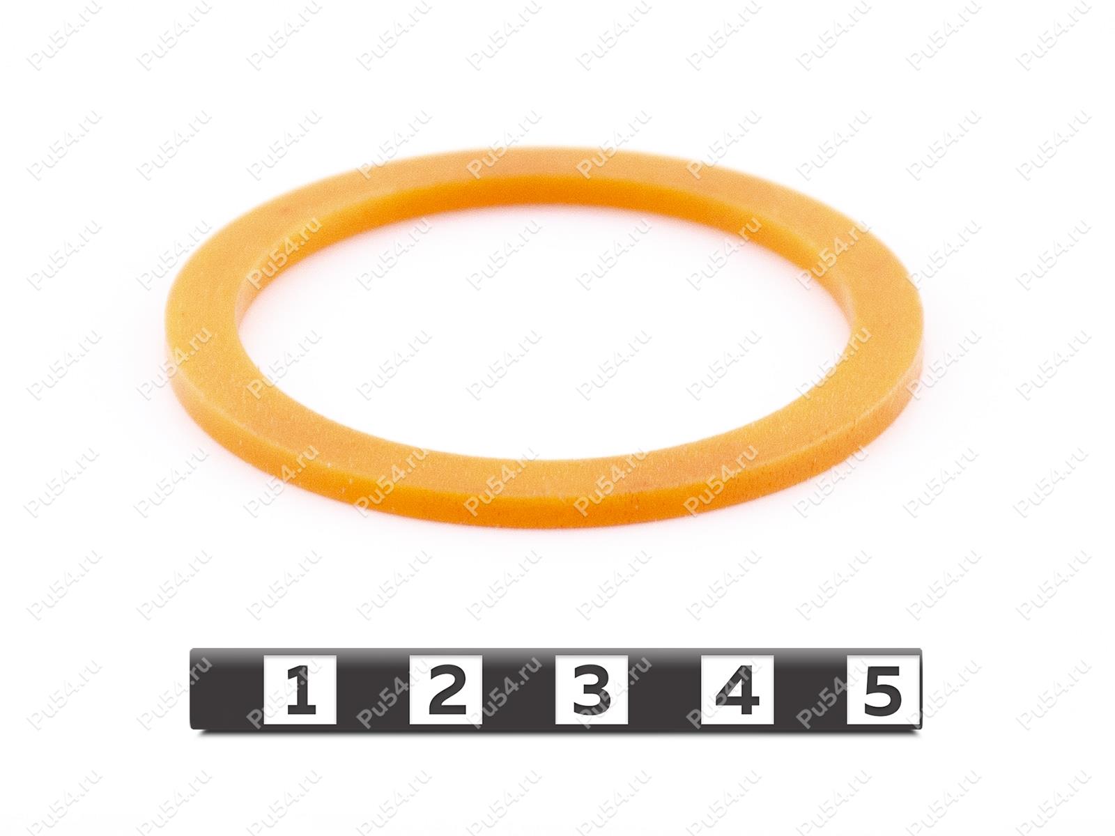 Plastic canister lid gasket, 55*45*3, Product Code 33-01-1178, Polyurethane, PU54/M71/orange, Image №1