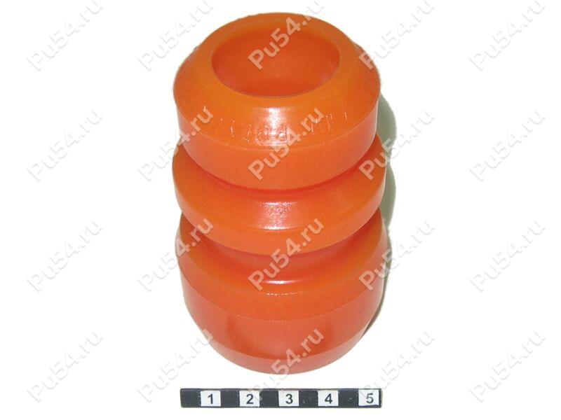 Rear shock absorber bump stop, Product Code 1-07-051, Polyurethane, PW54/K72/светло-оранжевый, Image №1