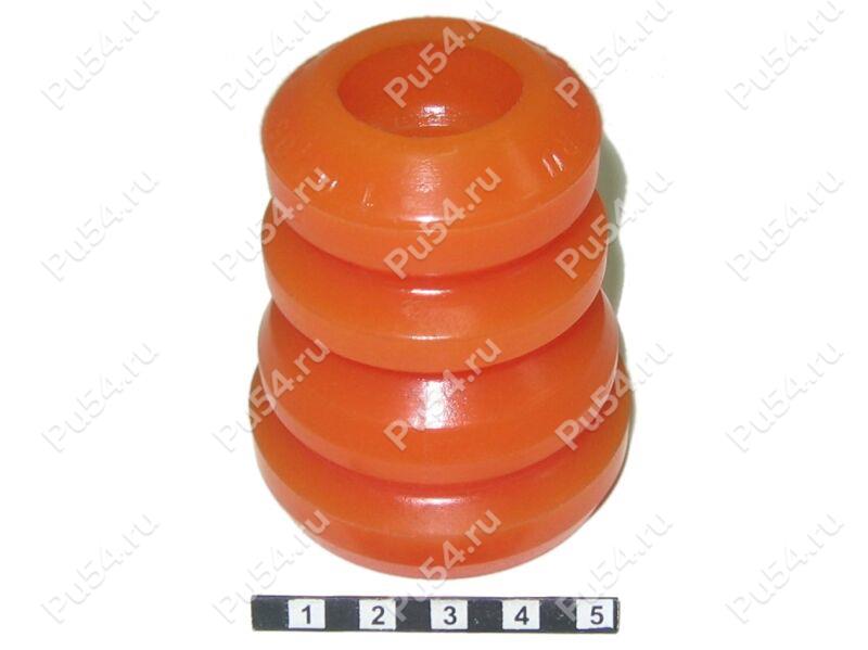 Front shock absorber bump stop, Product Code 1-07-052, Polyurethane, PU54/M72/оранжевый, Image №1